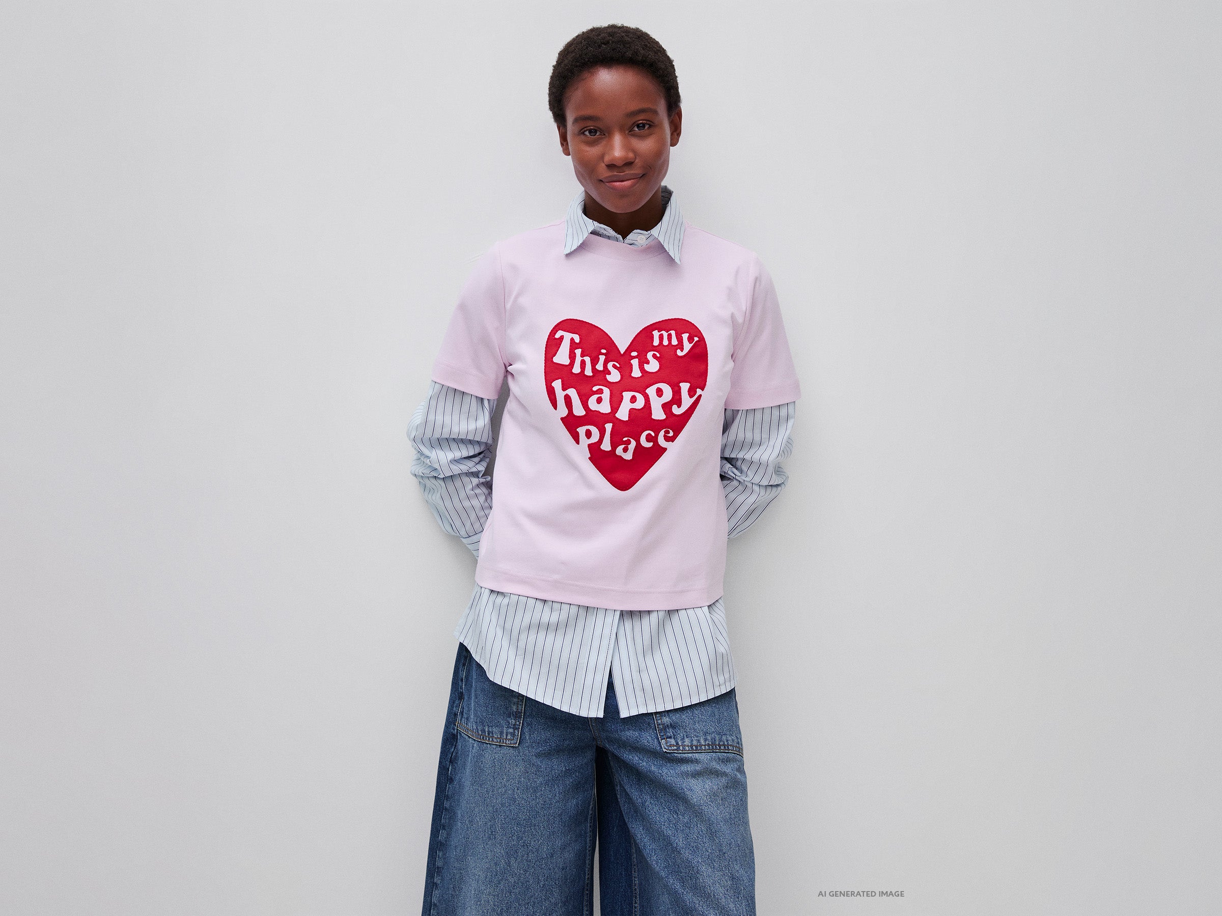 United Colors of Benetton T-Shirts t-shirt boxy stampa XS cotone