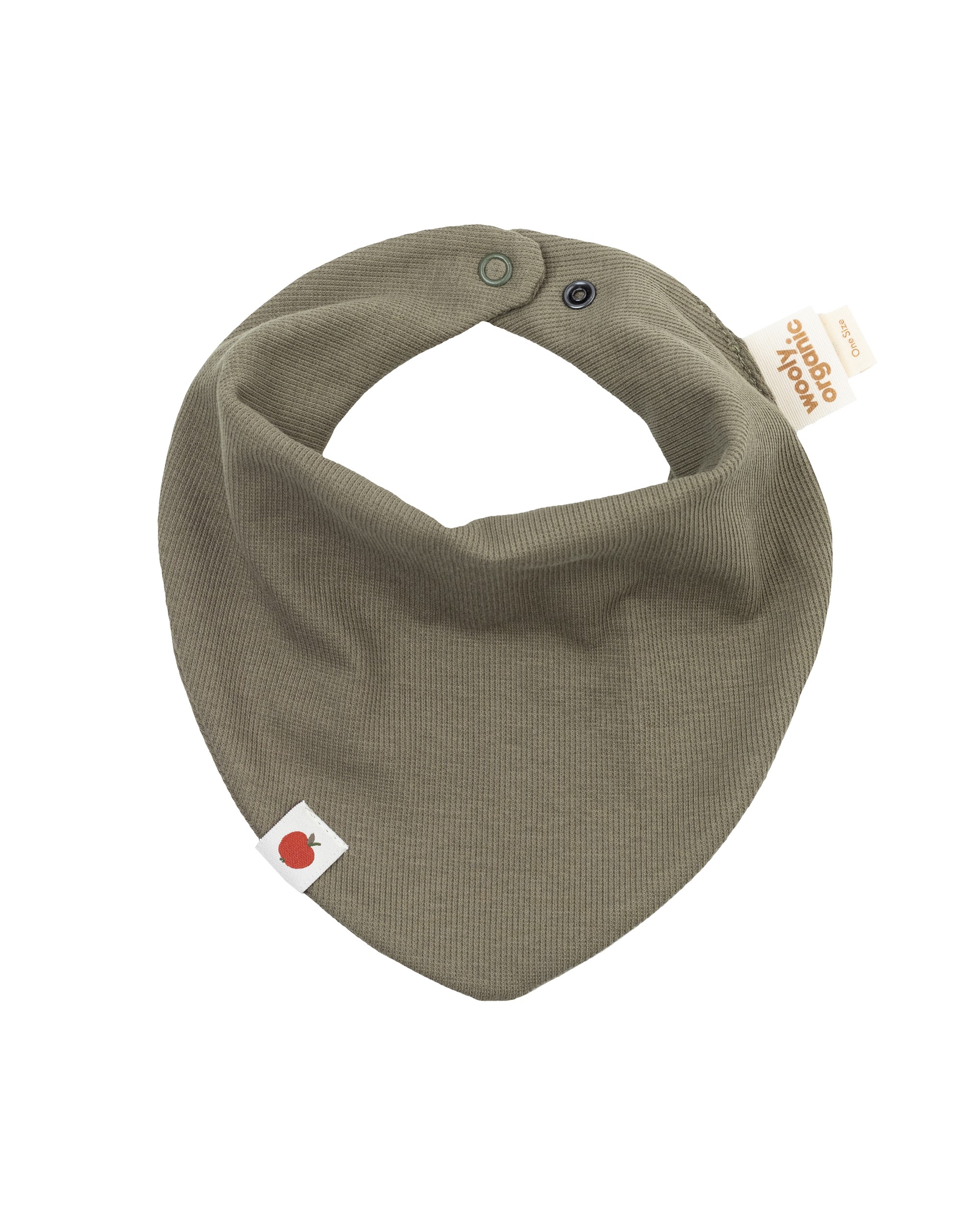 Woolly Organic Bib GOTS bavaglino cotone organico AW26
