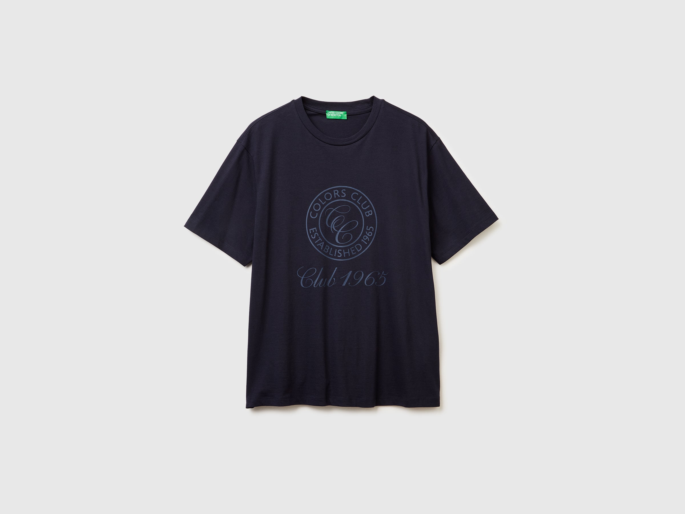 United Colors of Benetton T-shirt cotone bio logo maniche corte