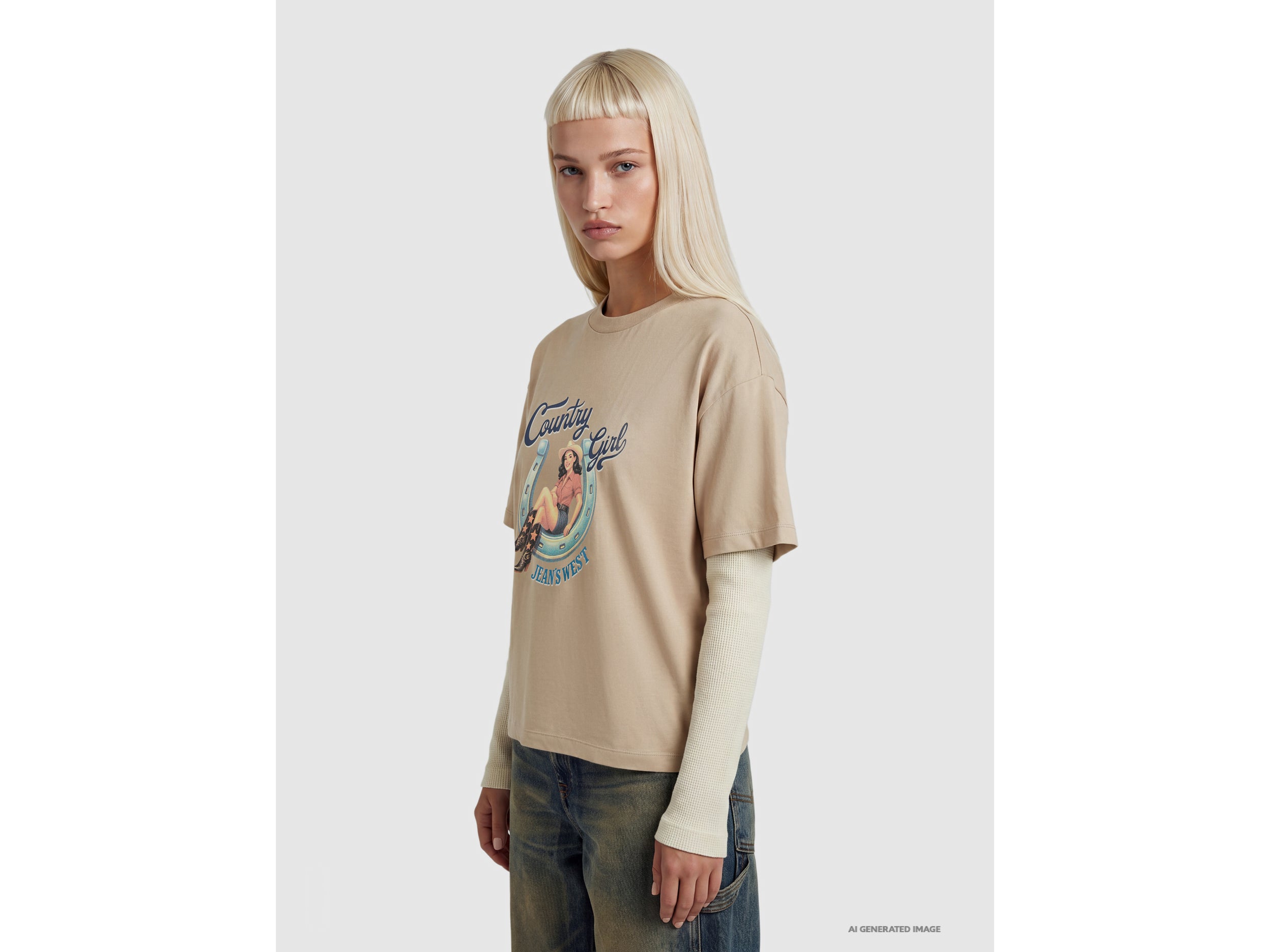 United Colors of Benetton T-Shirt Relaxed Western Cotone S