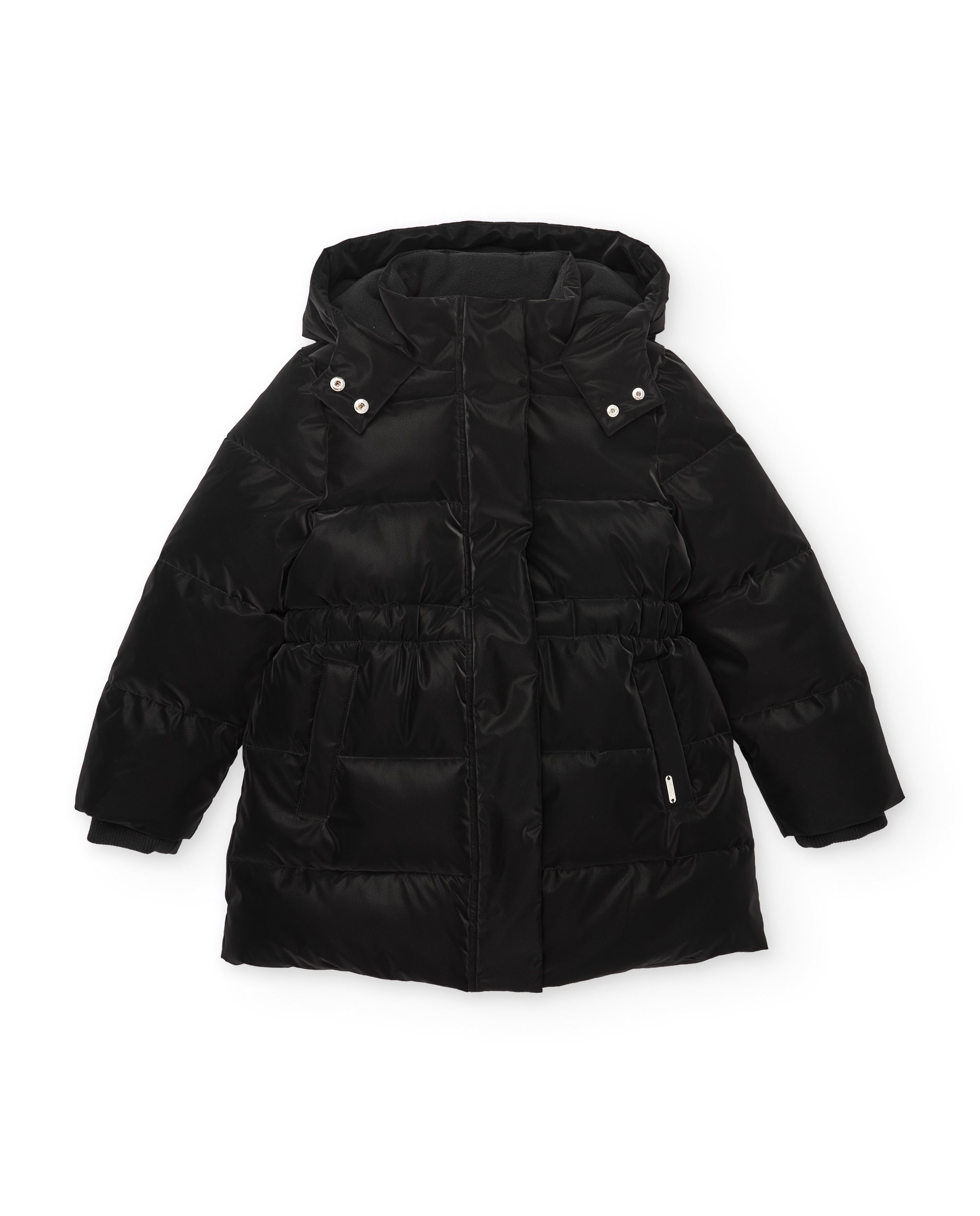 TucTuc Cappotti Piumino Bambina Nero Cappuccio Imbottito 5A
