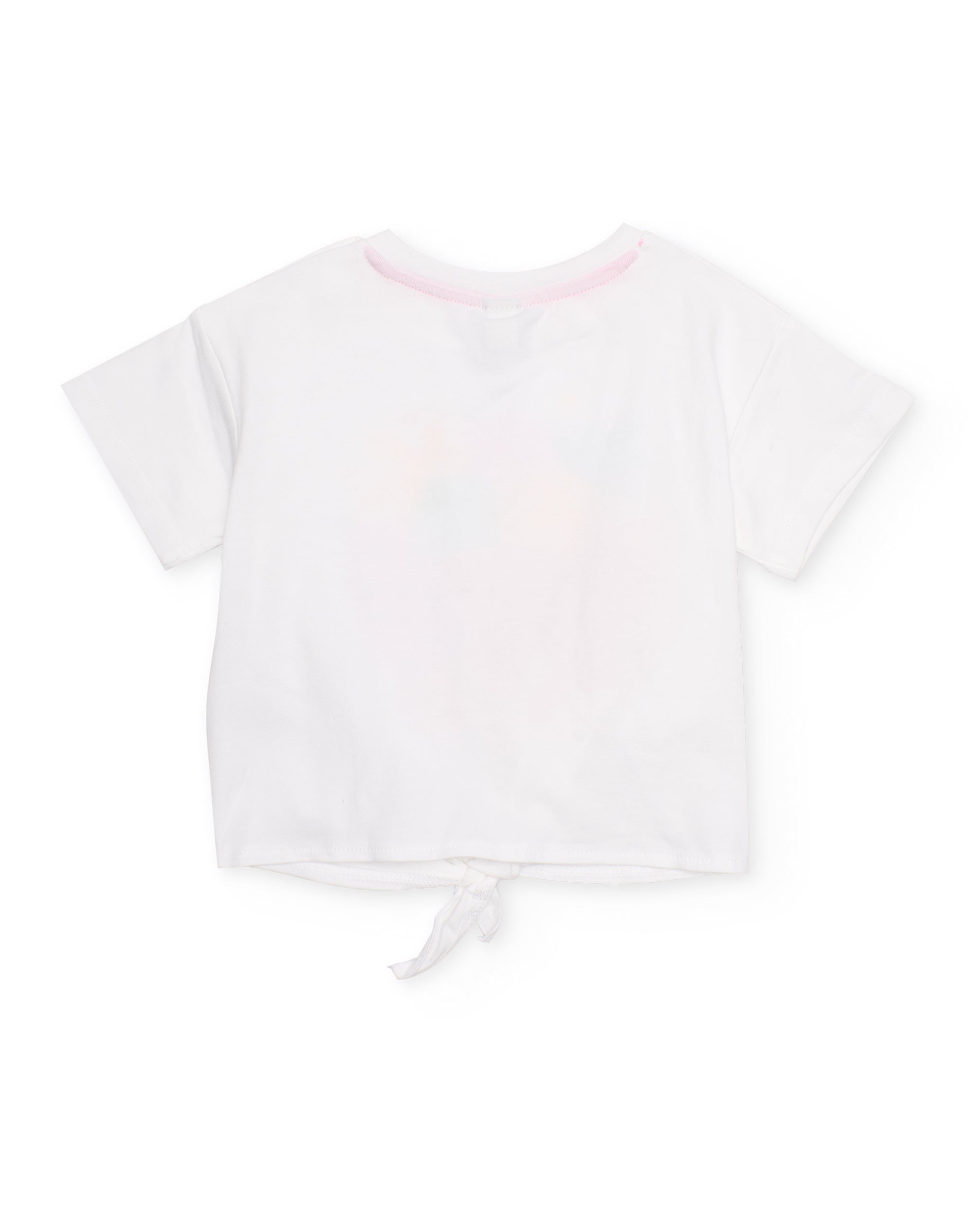 TucTuc Magliette t-shirt bambina bianca nodo gelati