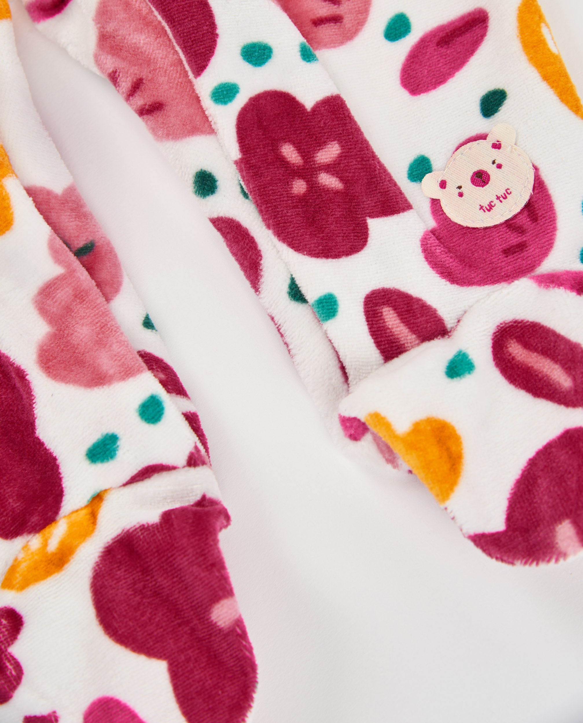 TucTuc Tutine tutina cotone rosa neonata fiori 0-24M