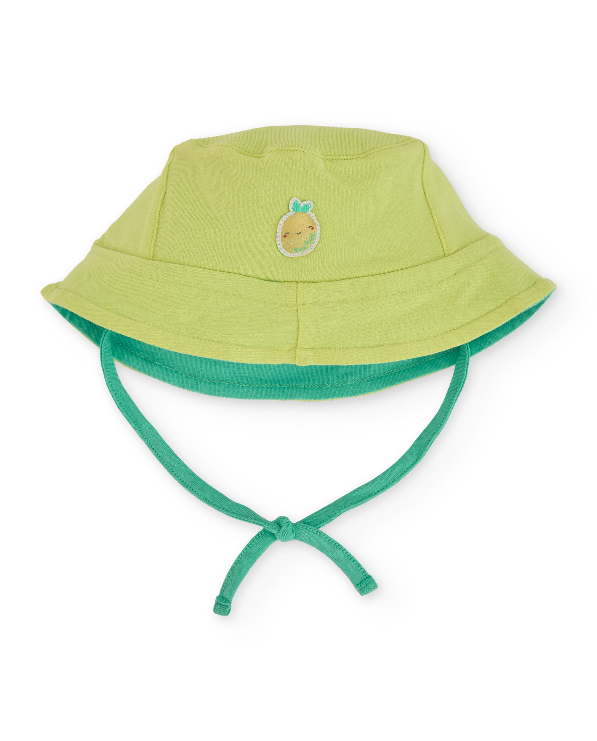 TucTuc Accessori Cappellino Maglia Neonato Verde Laccetti Sole