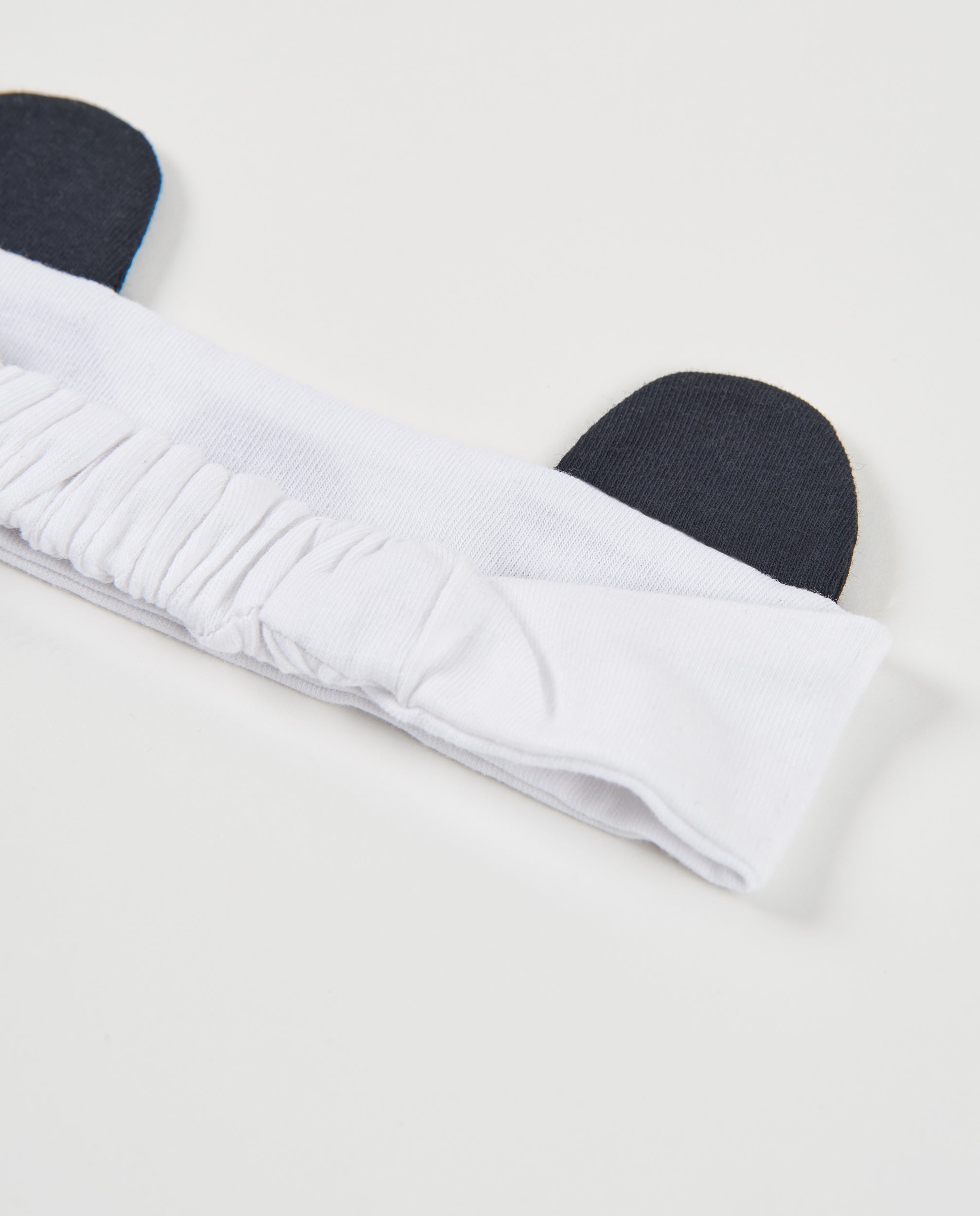 TucTuc Accessori fascia neonato bianco orecchie animale