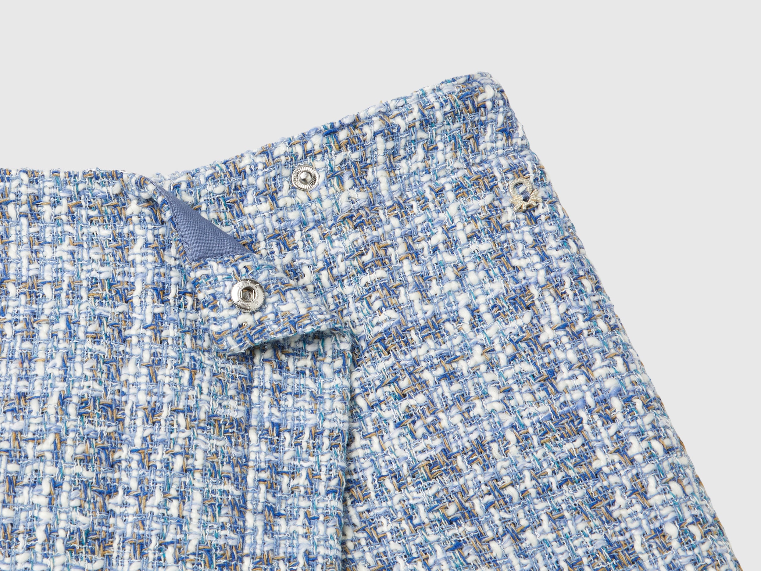 United Colors of Benetton Tweed Culottes pantaloni lana bouclé