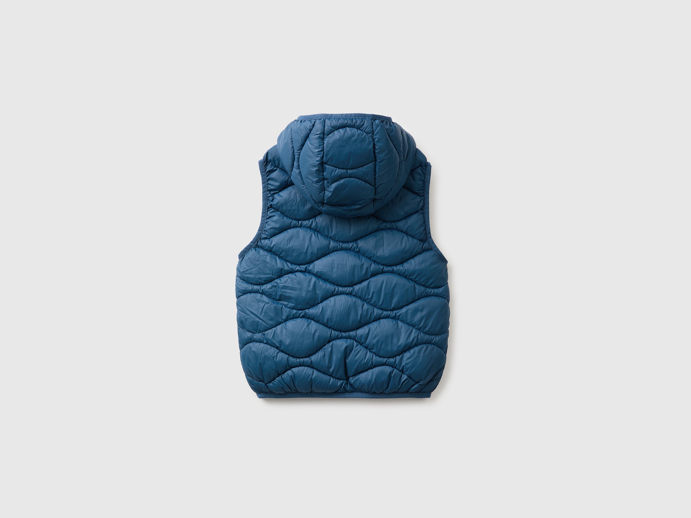 United Colors of Benetton Gilet Cappuccio Duck Free M Leggero