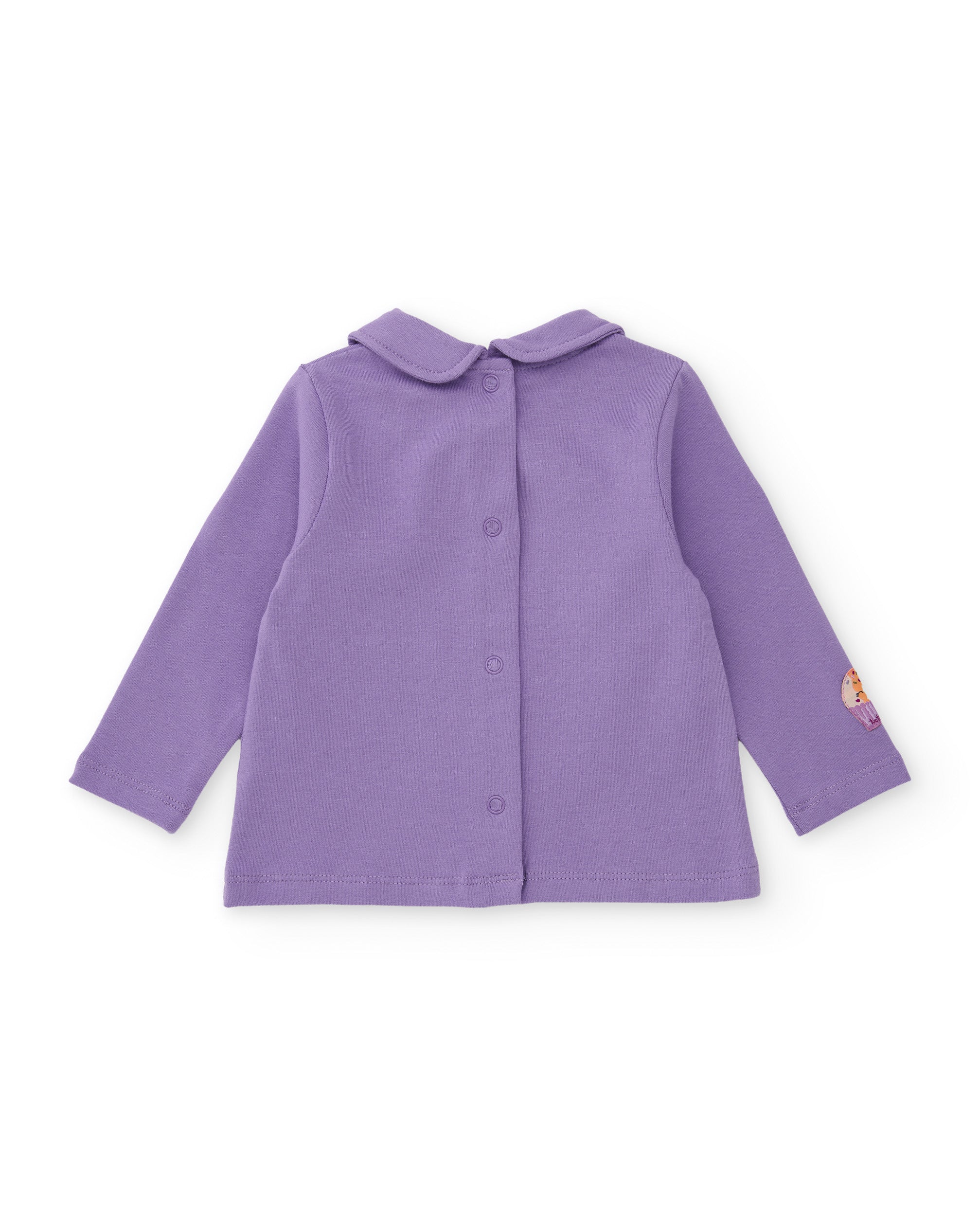 TucTuc Completi Completo Felpa Neonata Viola Cupcake