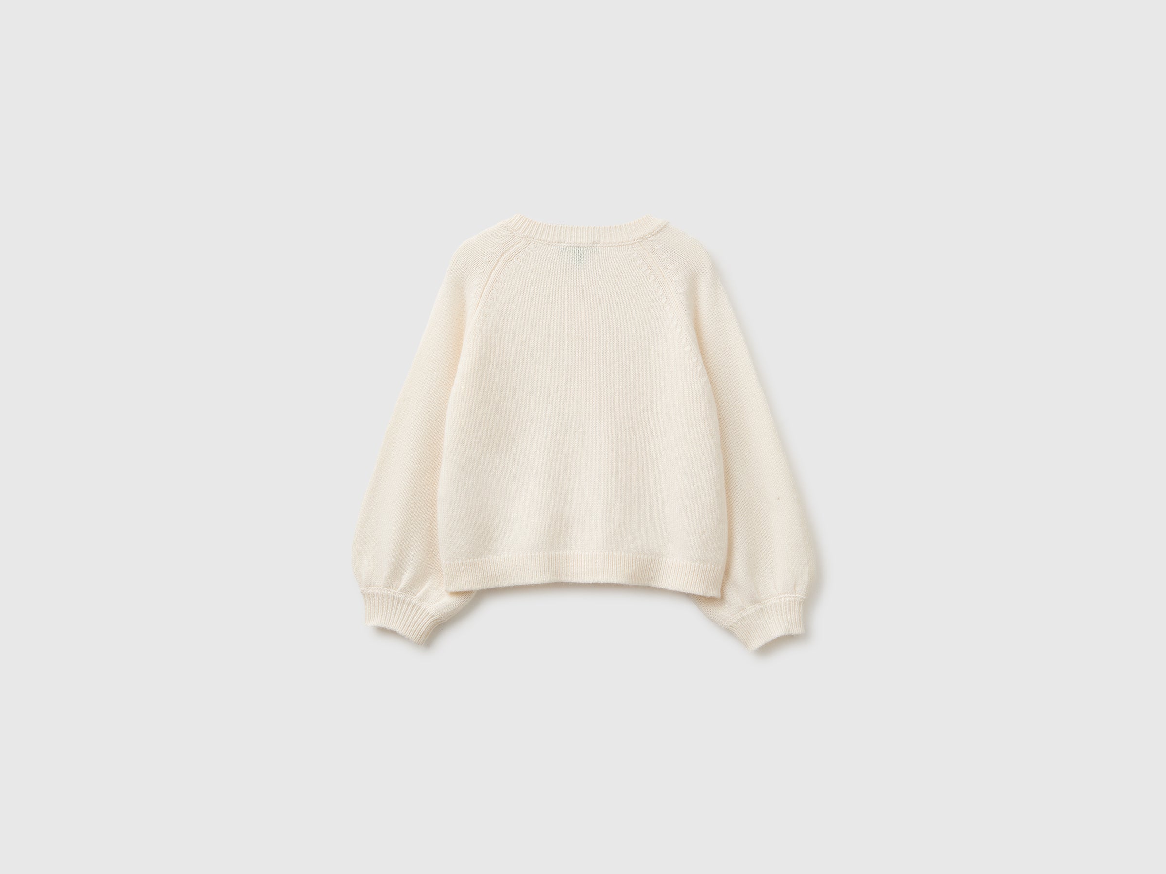 United Colors of Benetton Cardigan Bambino Lana Viscosa Bottoni