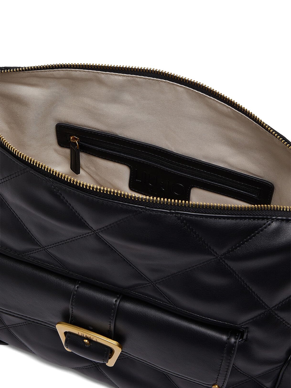 Liu Jo Borse Hobo 22222 Matelassé T_U_ Nera Media