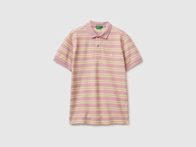 United Colors of Benetton Polo righe cotone bio 3UTCU302S