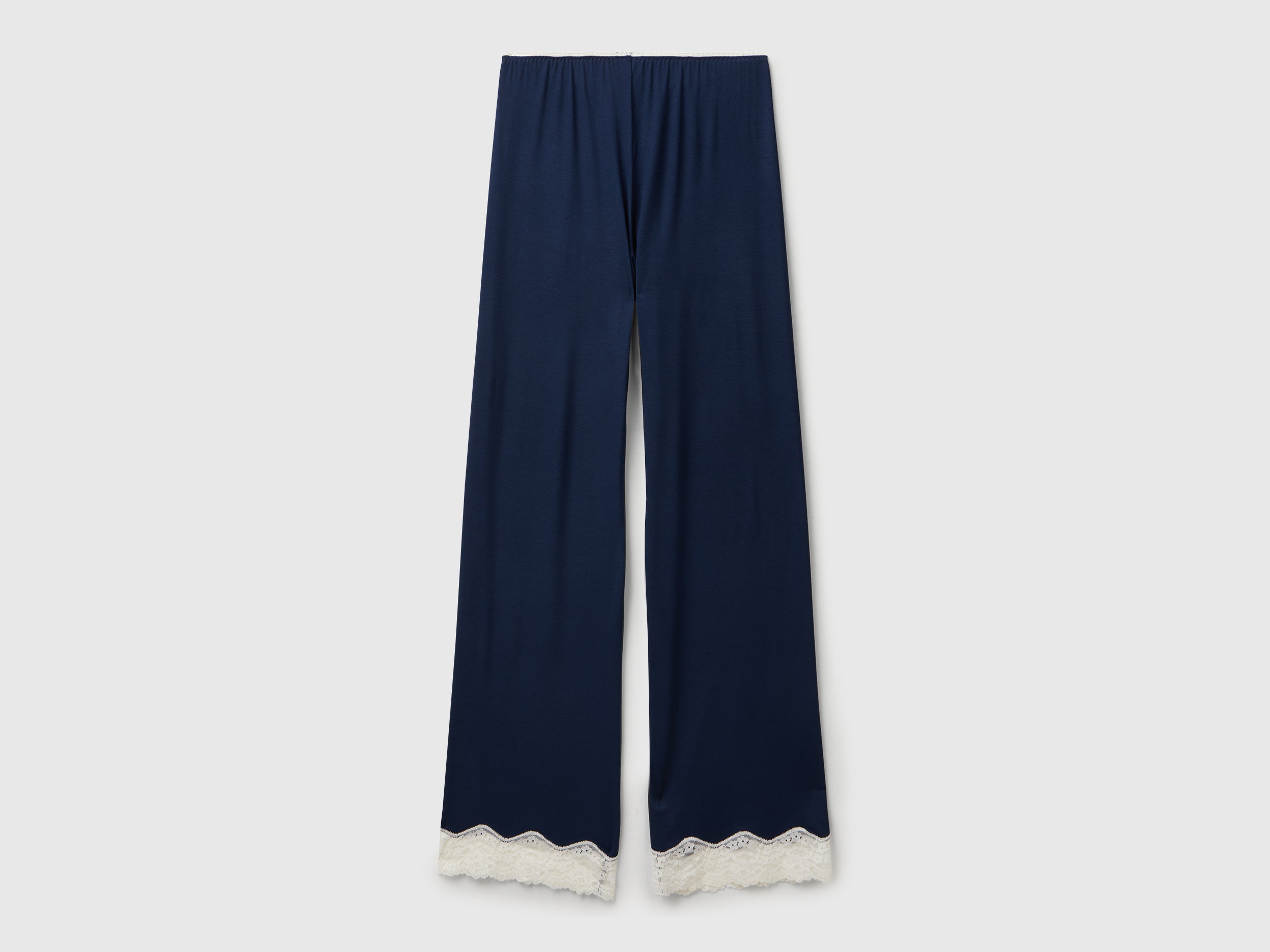 United Colors of Benetton Trousers pantaloni pigiama viscosa pizzo