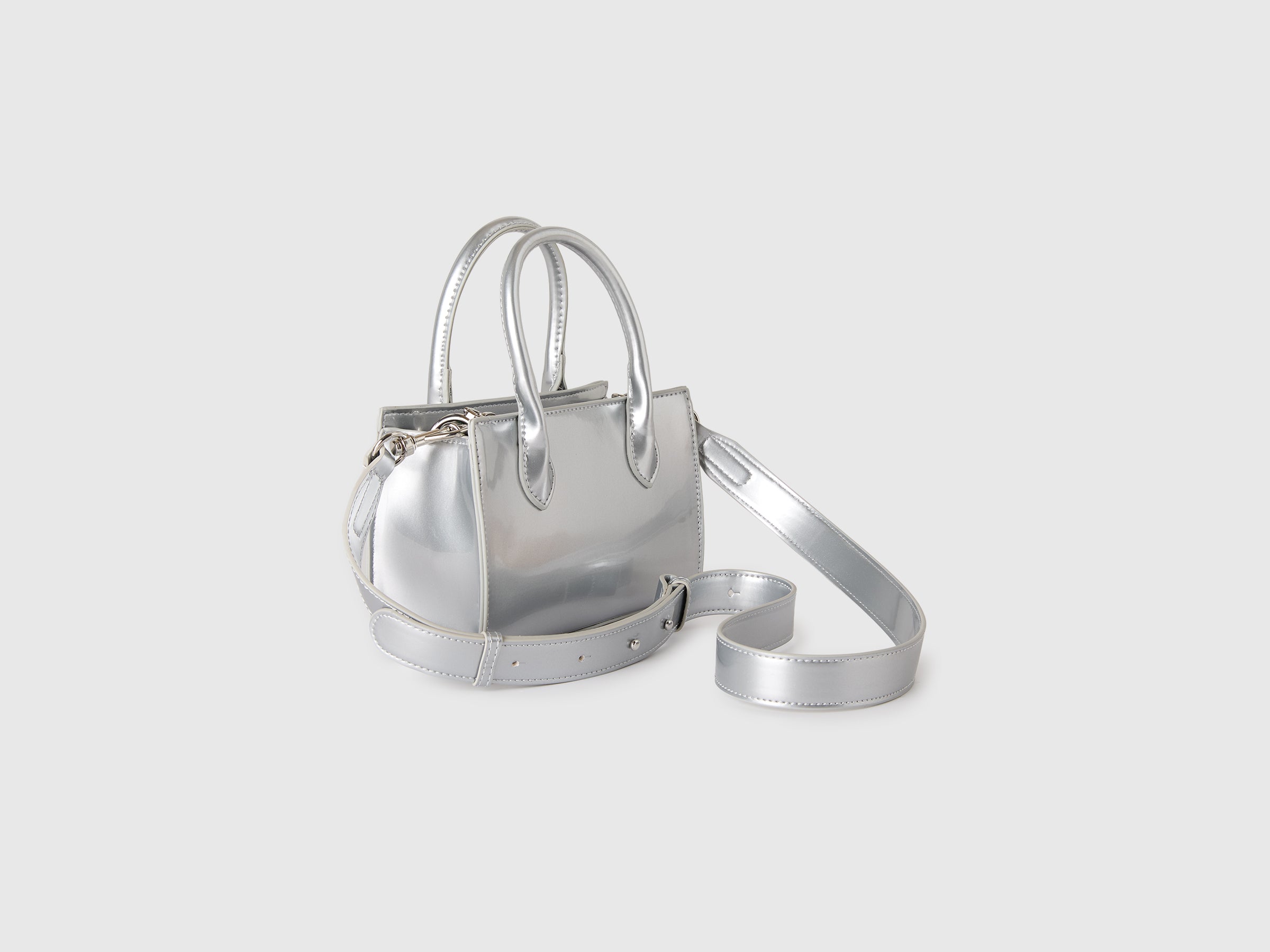 United Colors of Benetton Mini Bag Vernice Borsa Tracolla Lucida