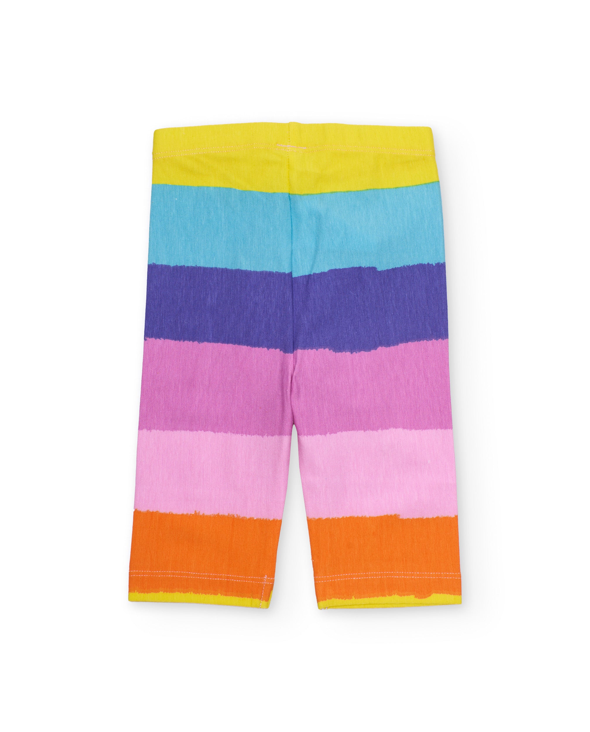 TucTuc Leggings bambina multicolore in maglia elastica