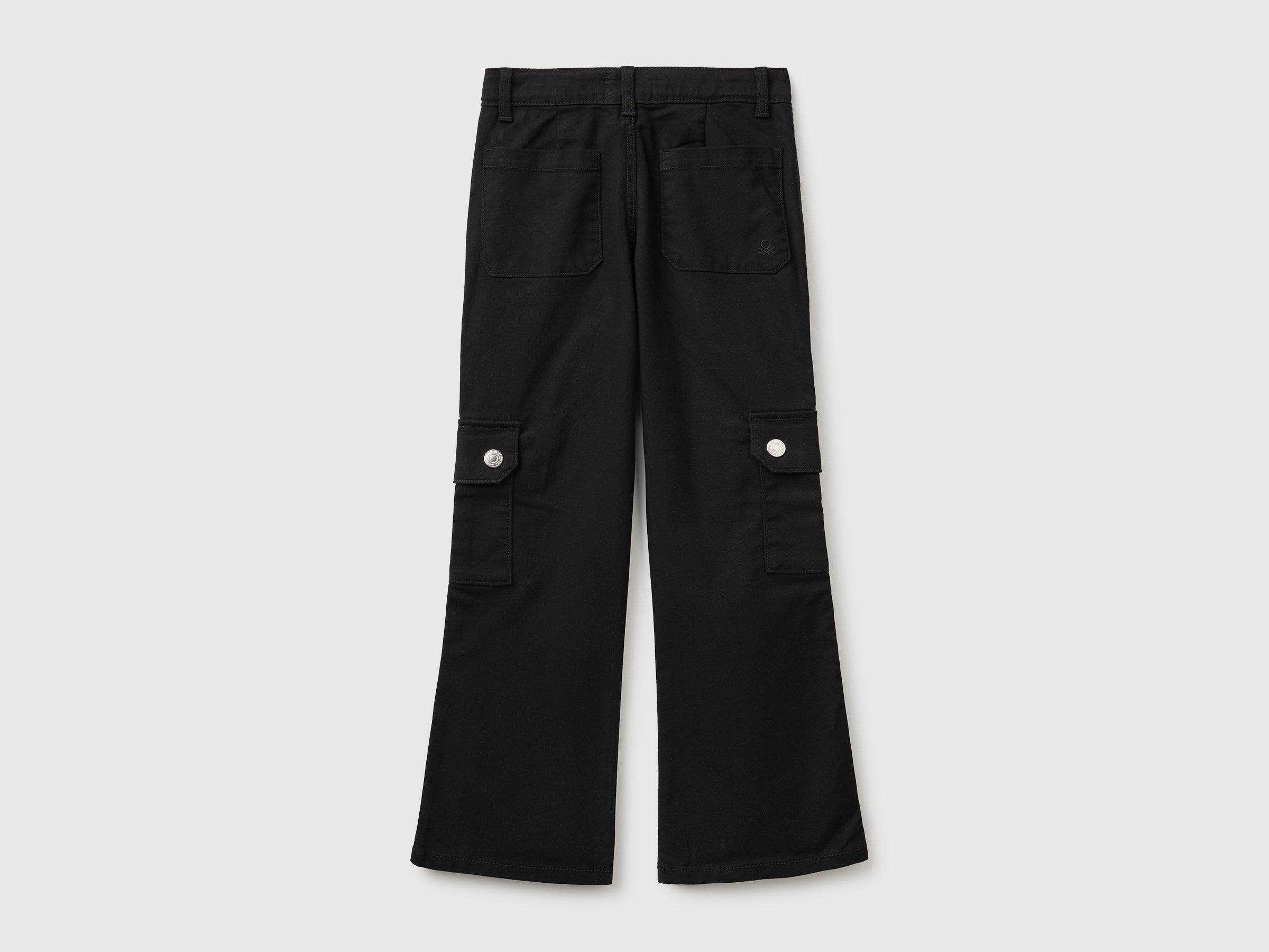 United Colors of Benetton Trousers cargo svasato cotone elasticizzato