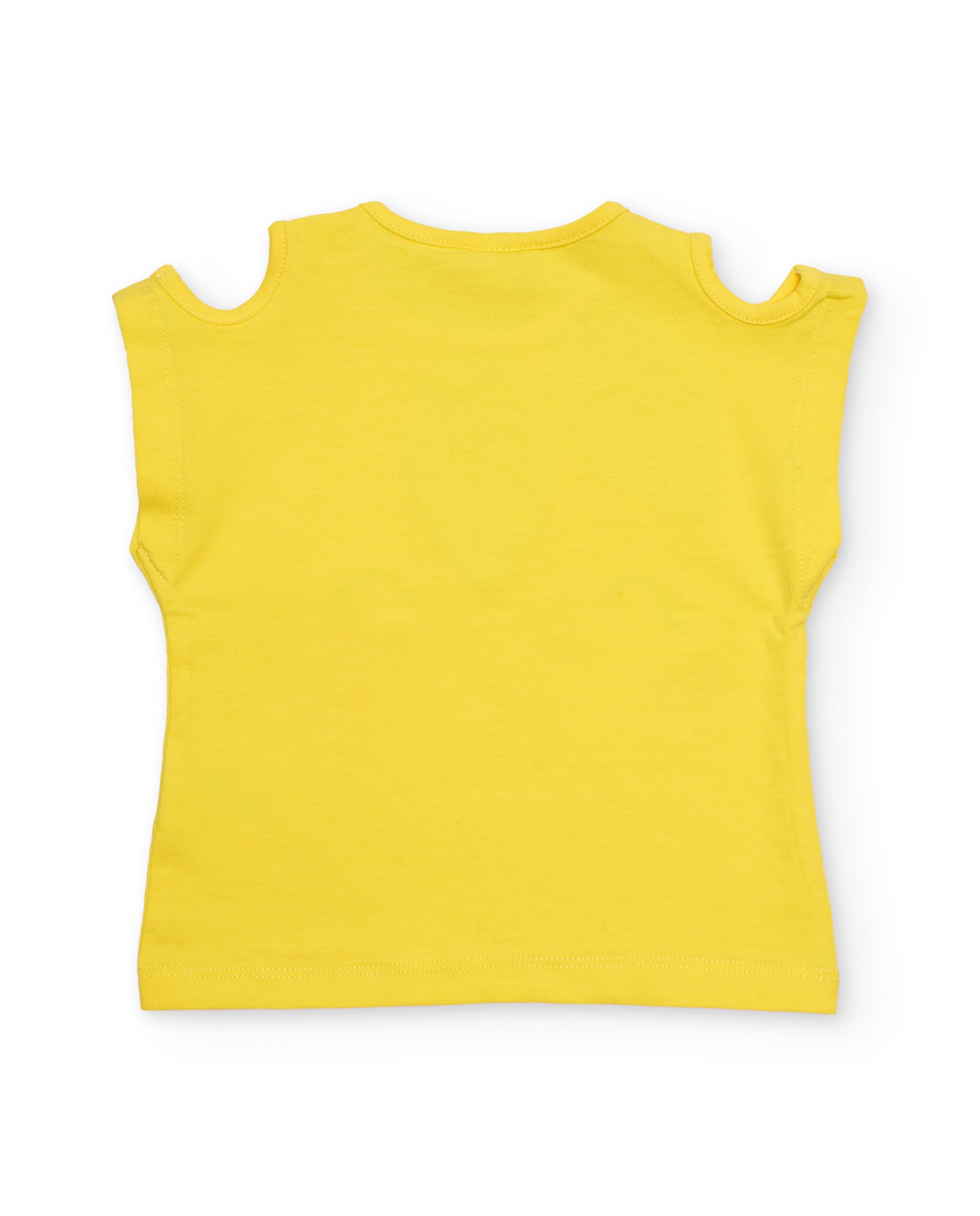 TucTuc Completi completo bambina giallo rosa jersey