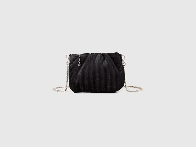 United Colors of Benetton Mini Velvet Bag Pochette Velluto Lurex OS