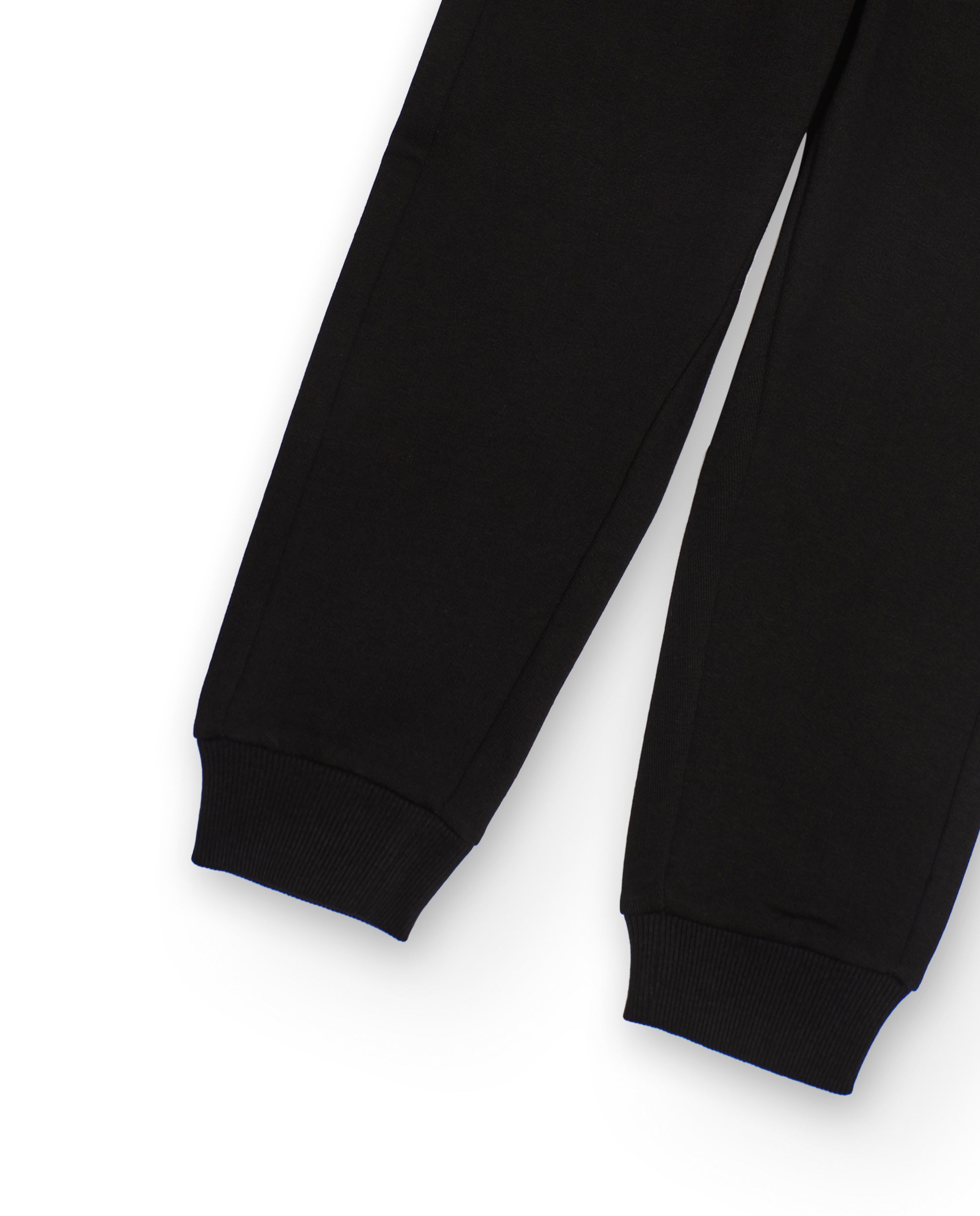 TucTuc Pantaloni Felpa Pantaloni Bambino Nero Coulisse