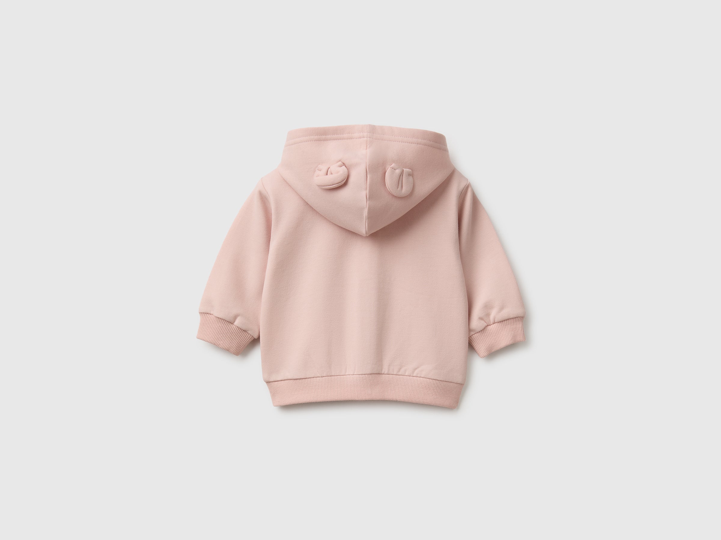 United Colors of Benetton felpa neonato zip orecchie bio 56-82