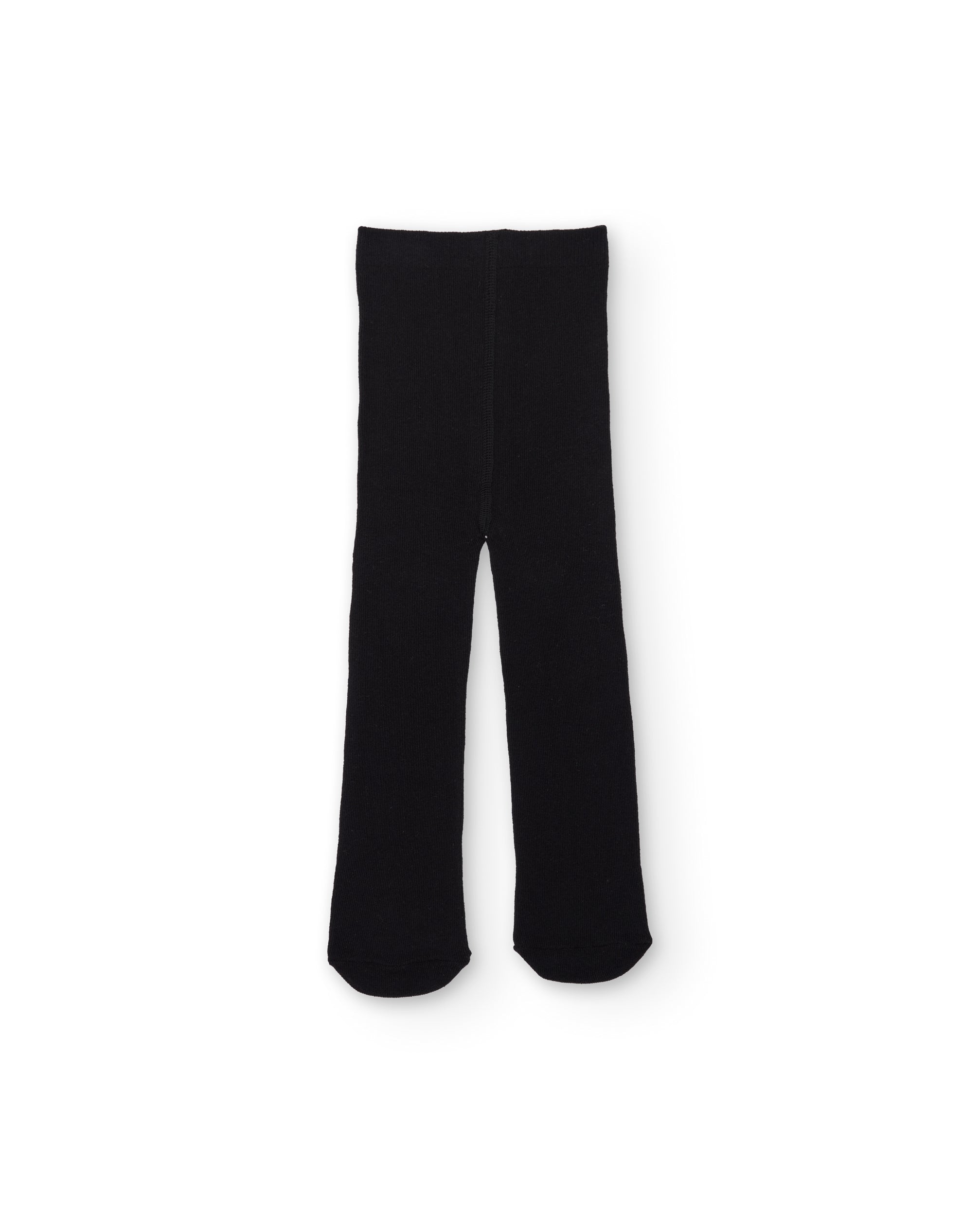 TucTuc Collant Bambina Rosa Cotone Cuore Nero Elasticizzati