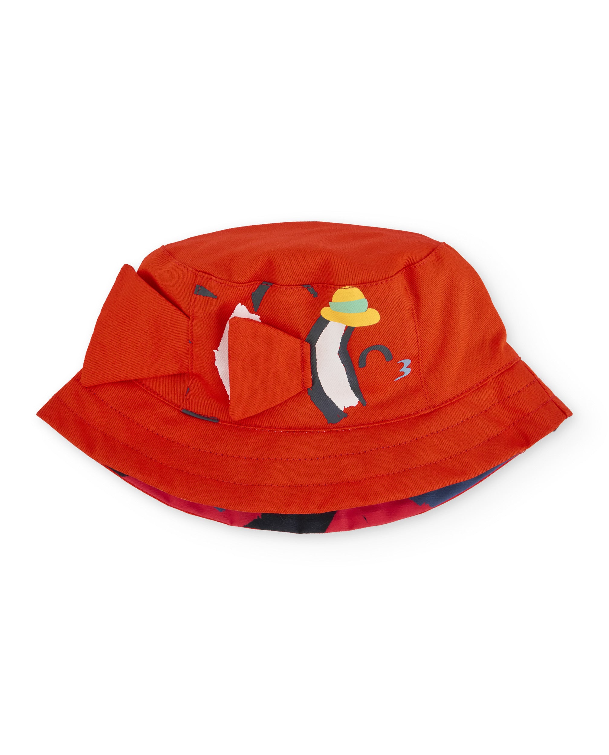 TucTuc Accessori berretto bambino maglia reversibile rosso