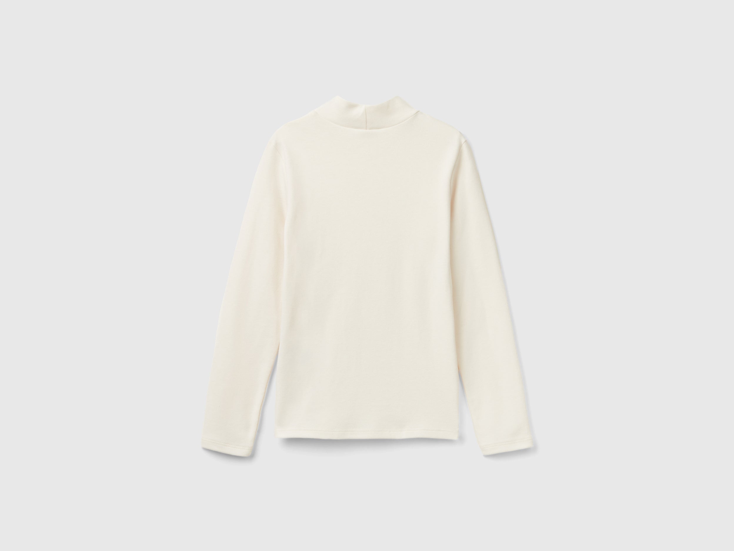 United Colors of Benetton T-shirt cotone bio S collo alto basic