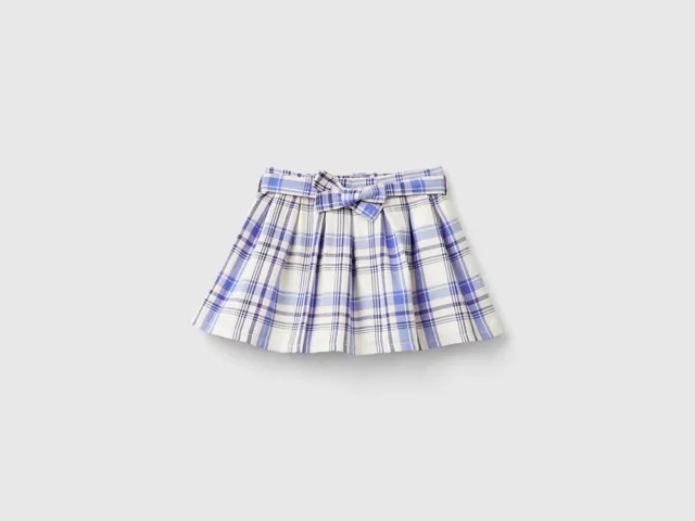 United Colors of Benetton Skirts Gonna Scozzese Cotone Bimba