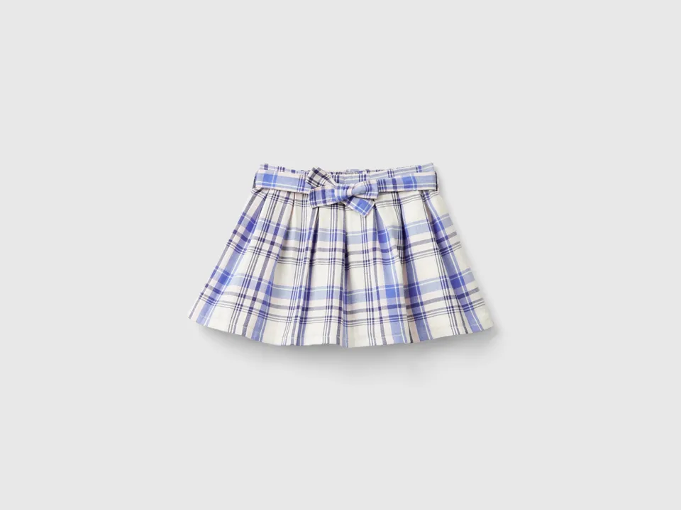 United Colors of Benetton Skirts Gonna Scozzese Cotone Bimba