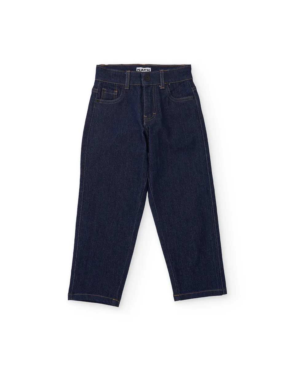 TucTuc Pantaloni Jeans Dritto 5 Tasche Denim Blu 4A Cotone