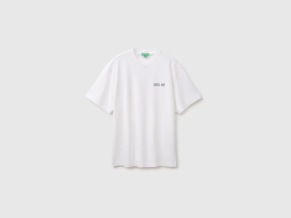 United Colors of Benetton T-shirt donna M manica corta cotone biologico