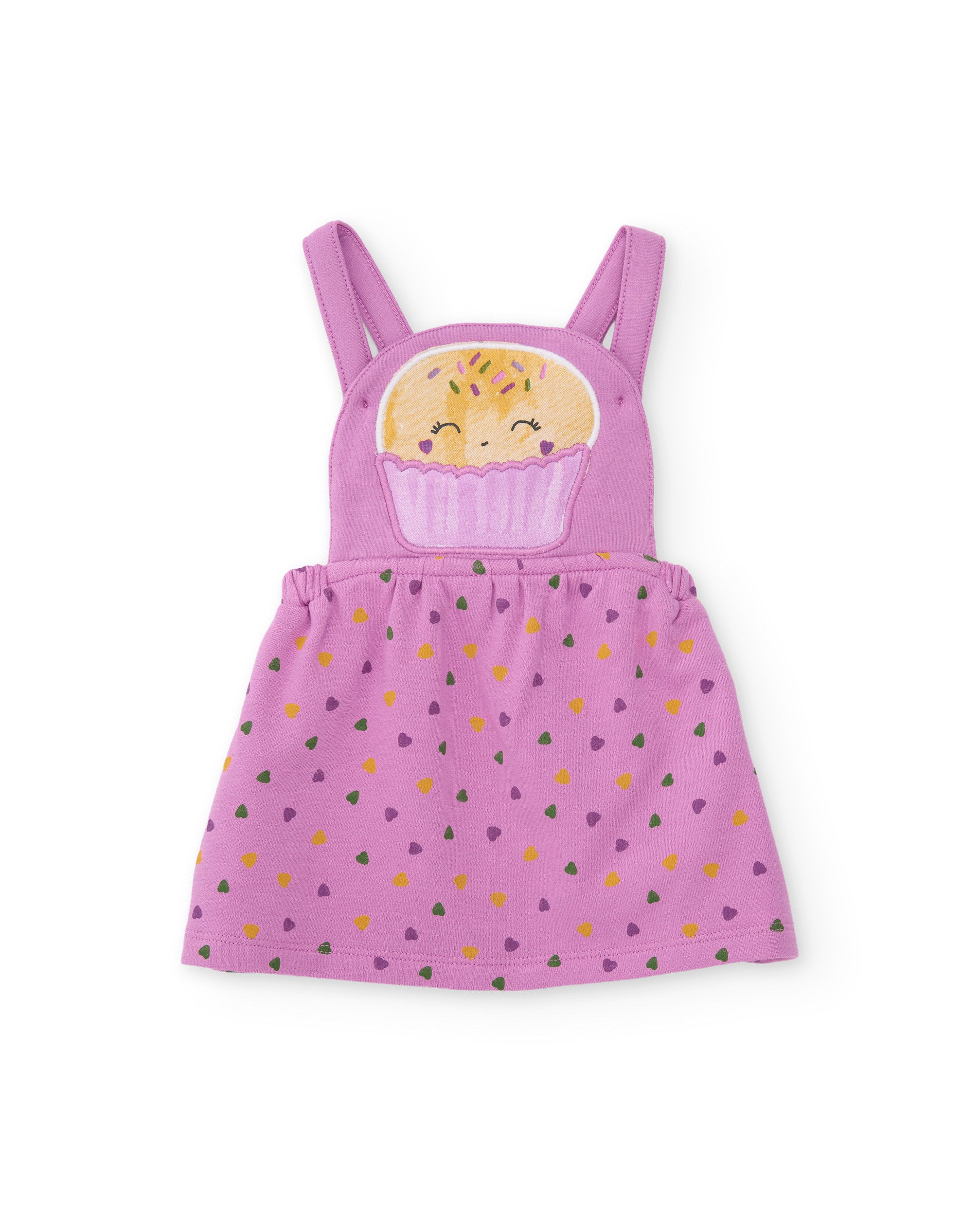 TucTuc Completi Completo Felpa Neonata Viola Cupcake