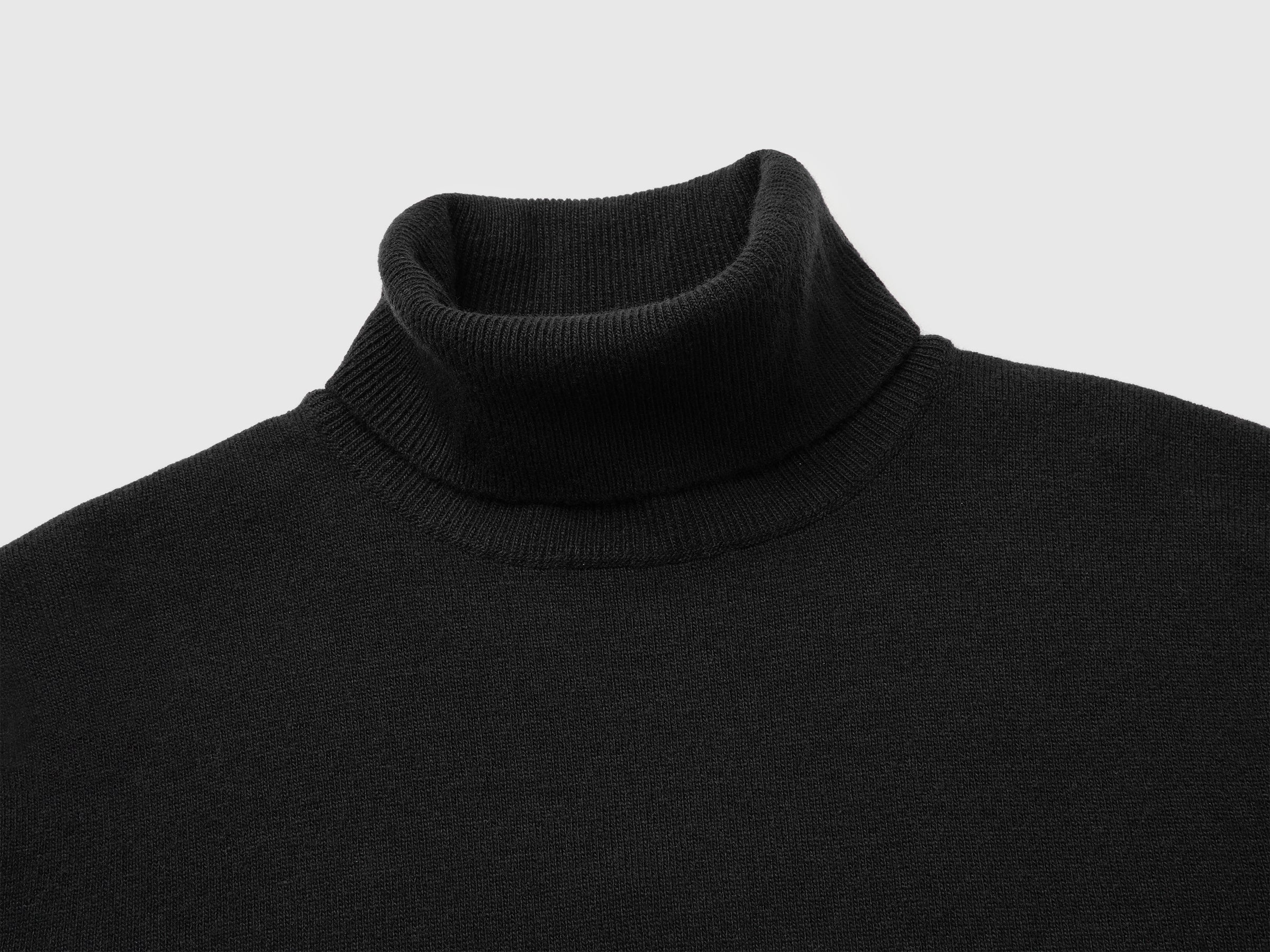 United Colors of Benetton Turtleneck 100% Merino maglione M lana