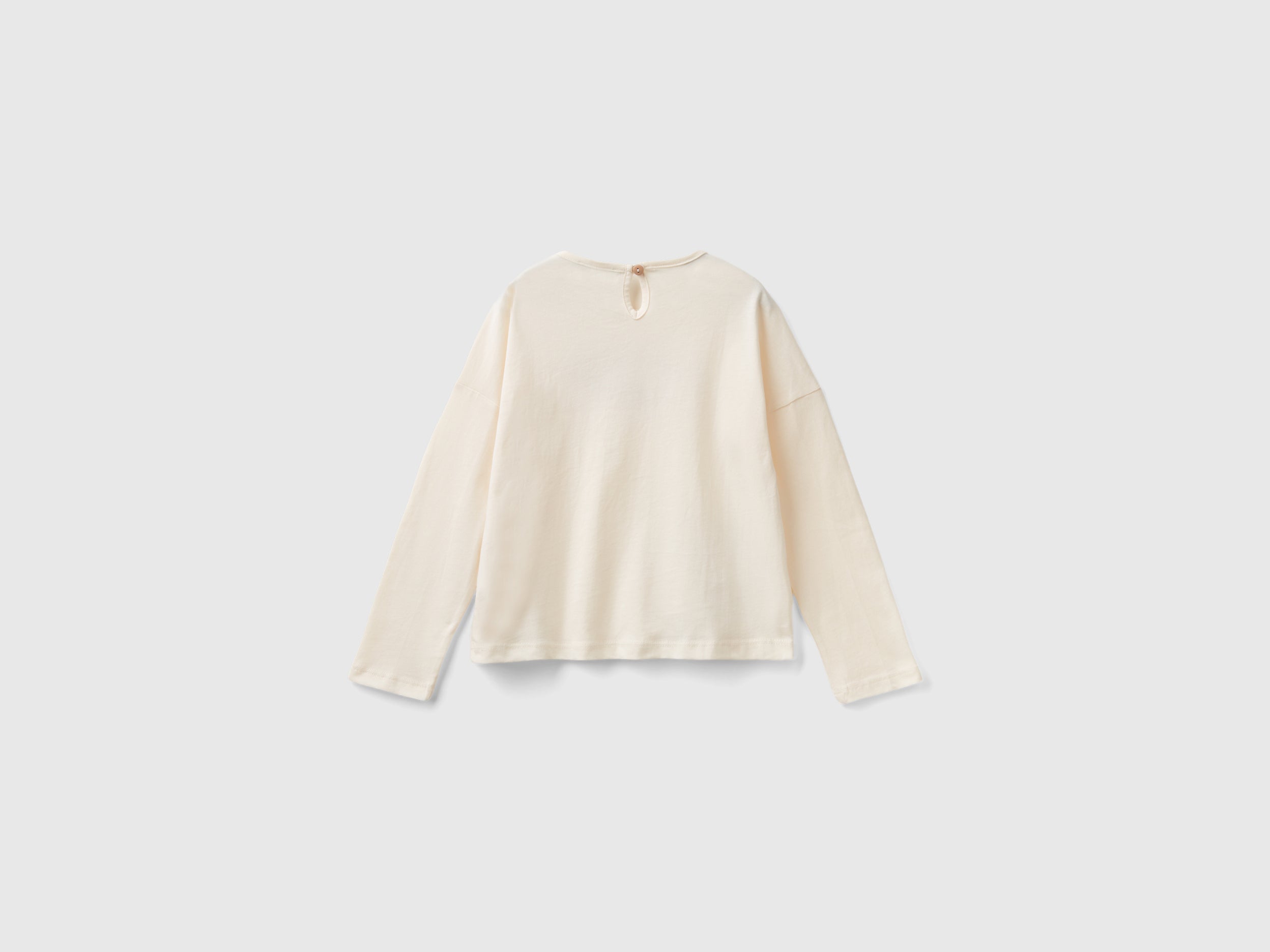 United Colors of Benetton t-shirt lurex maglietta 104 cotone organico