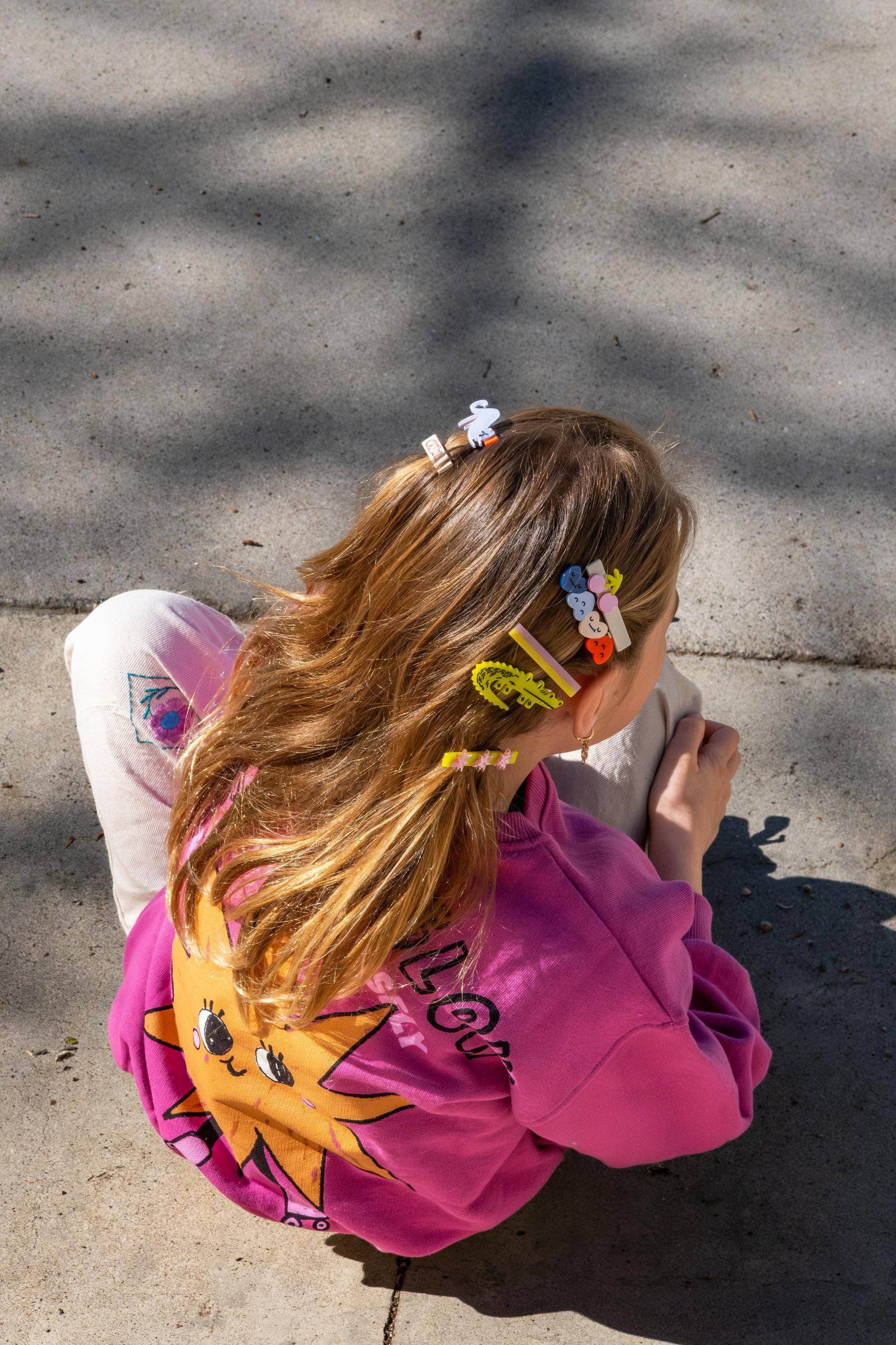 Cotton Cloud Set Mollette Cuori clip acetato bimba