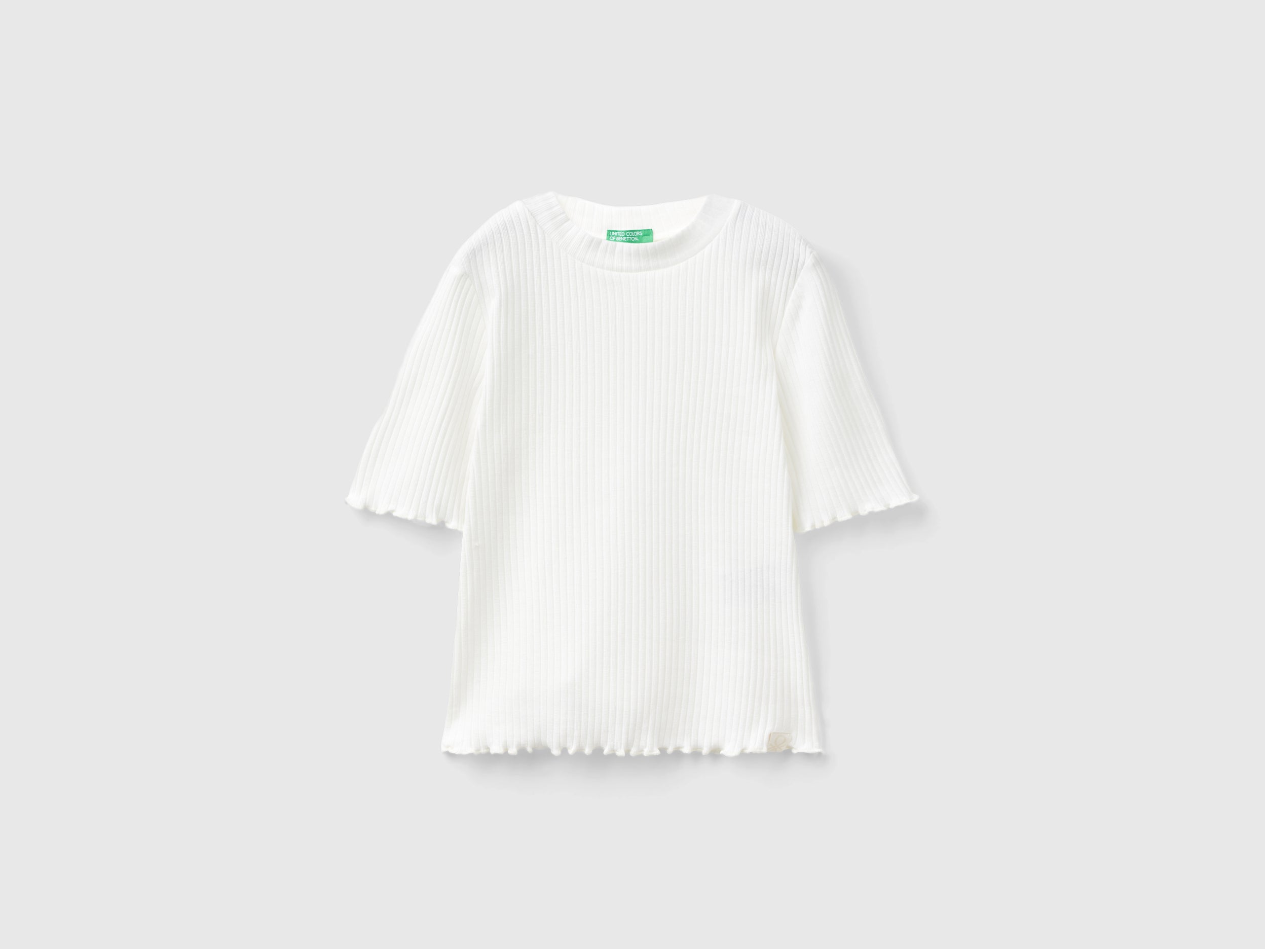 United Colors of Benetton t-shirt collo alto cotone taglia S