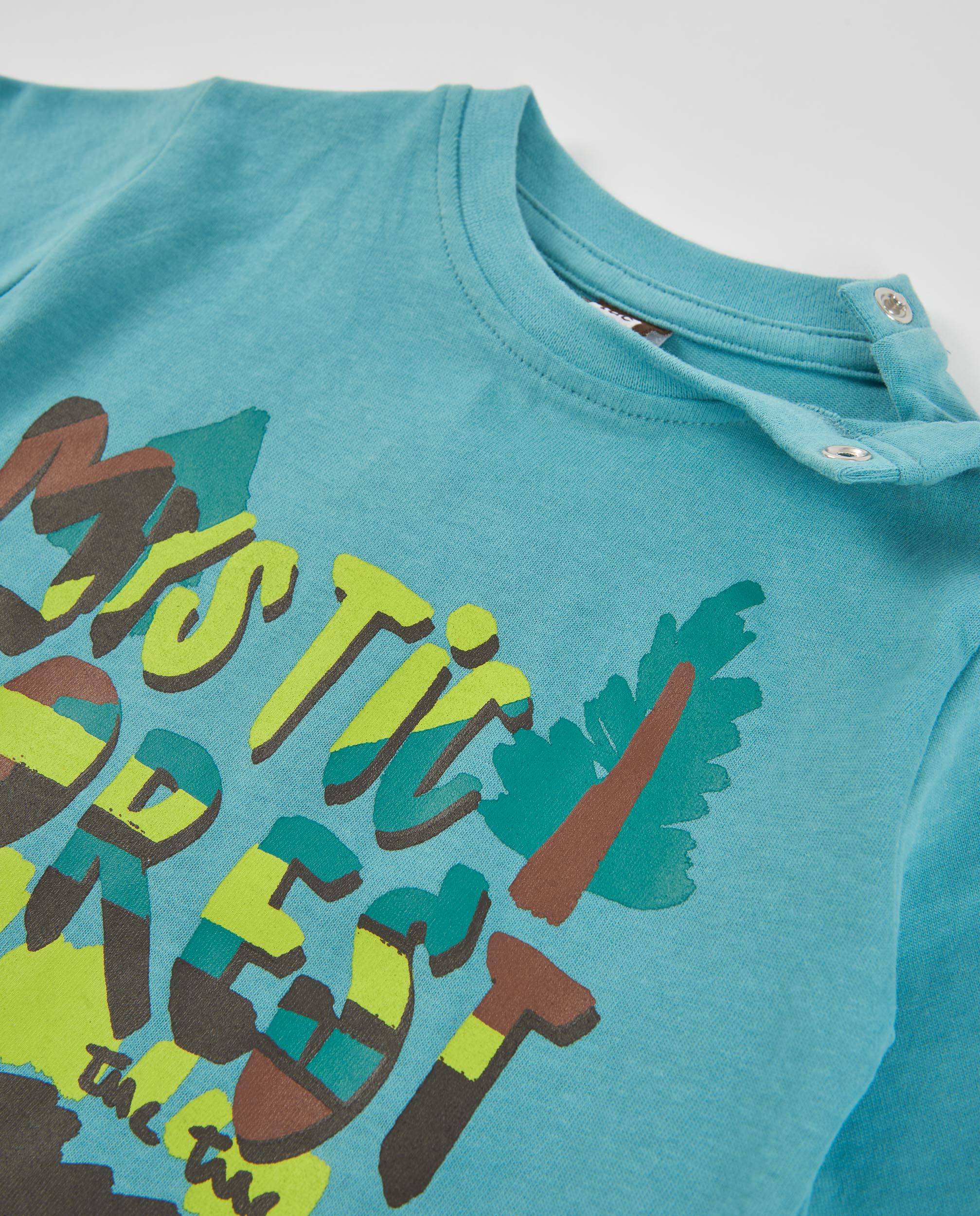 TucTuc Magliette maglia bambino blu maniche lunghe cotone