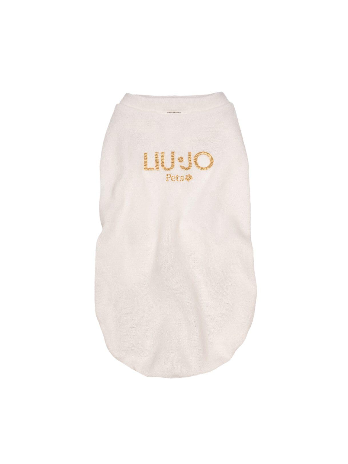 Liu Jo Pets 00106 pullover cane cotone 2XL ricamo lurex