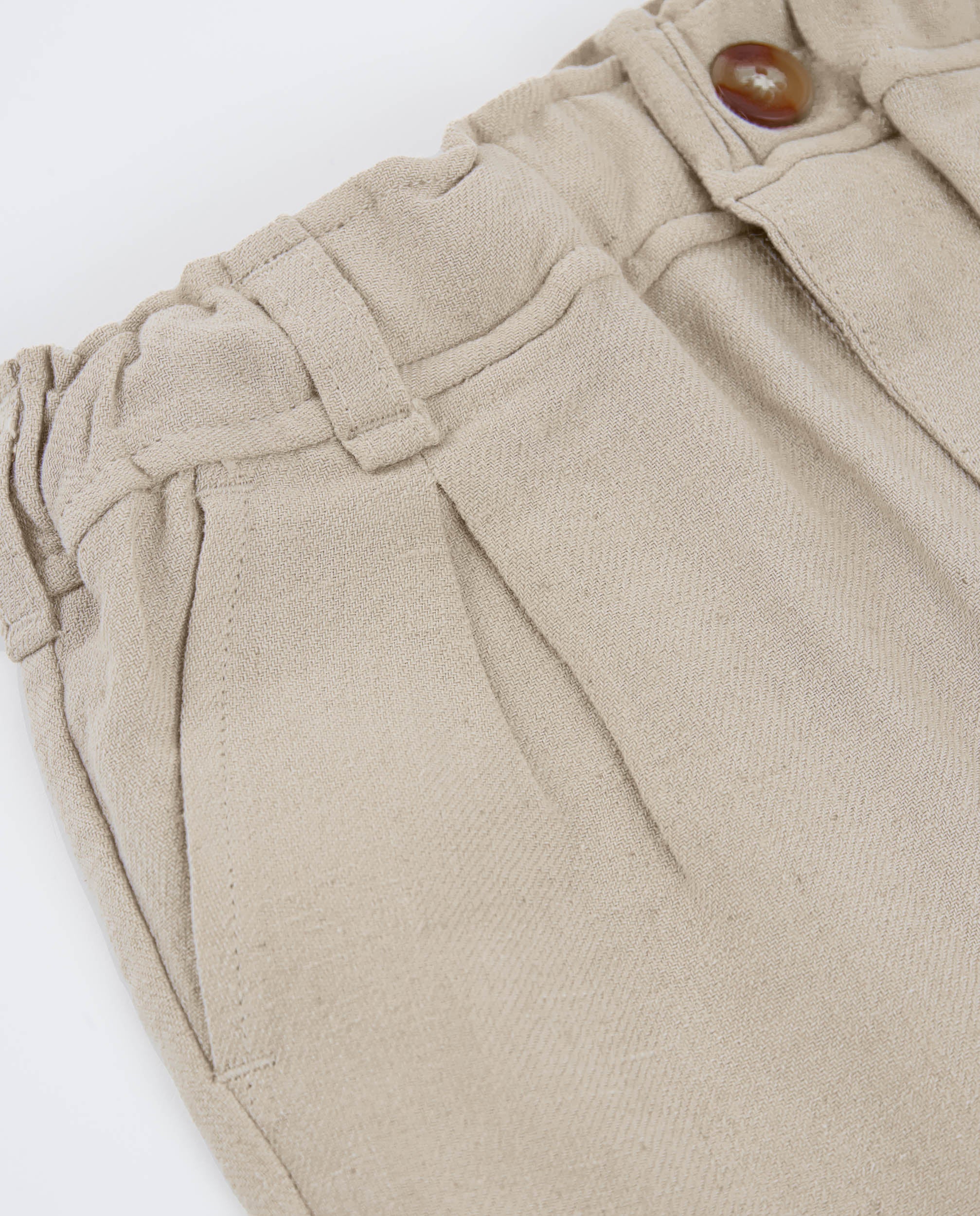 TucTuc Bermuda Pantaloncini Bimbo Beige Cotone 12 Mesi