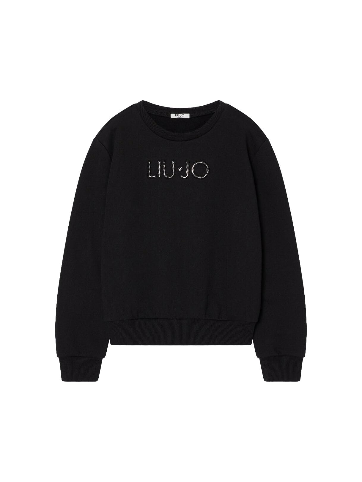 Liu Jo Felpa Girocollo Logo Garzata Elegante