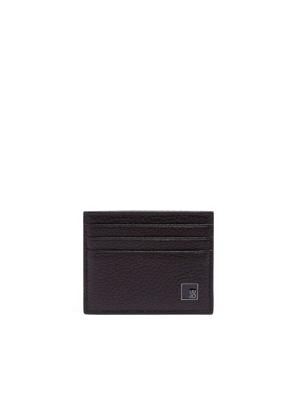 Liu Jo 22222 portacarte pelle nero 8x10 cm logo