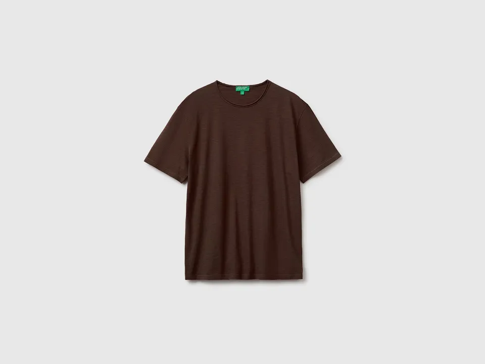 United Colors of Benetton T-Shirt Cotone Biologico Slub M