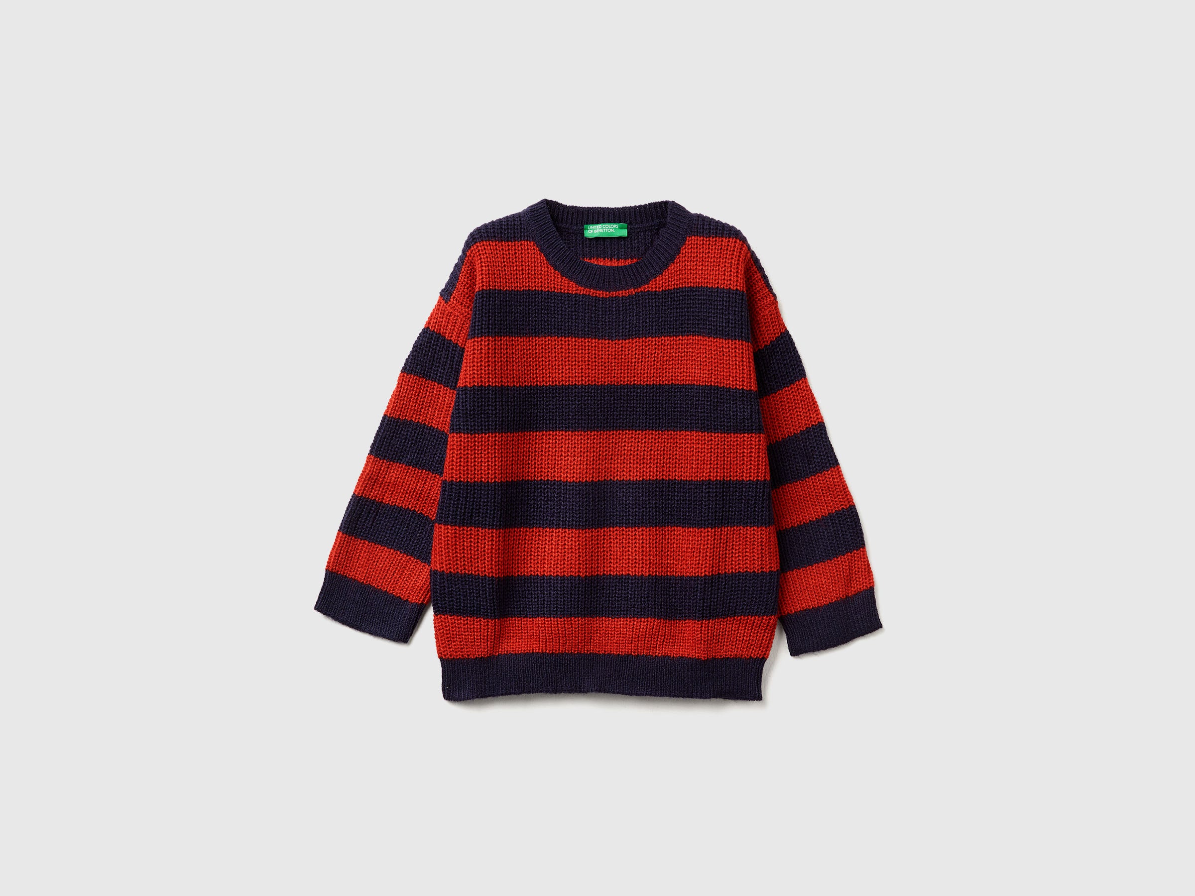 United Colors of Benetton Maglione Righe Girocollo Cotone 104