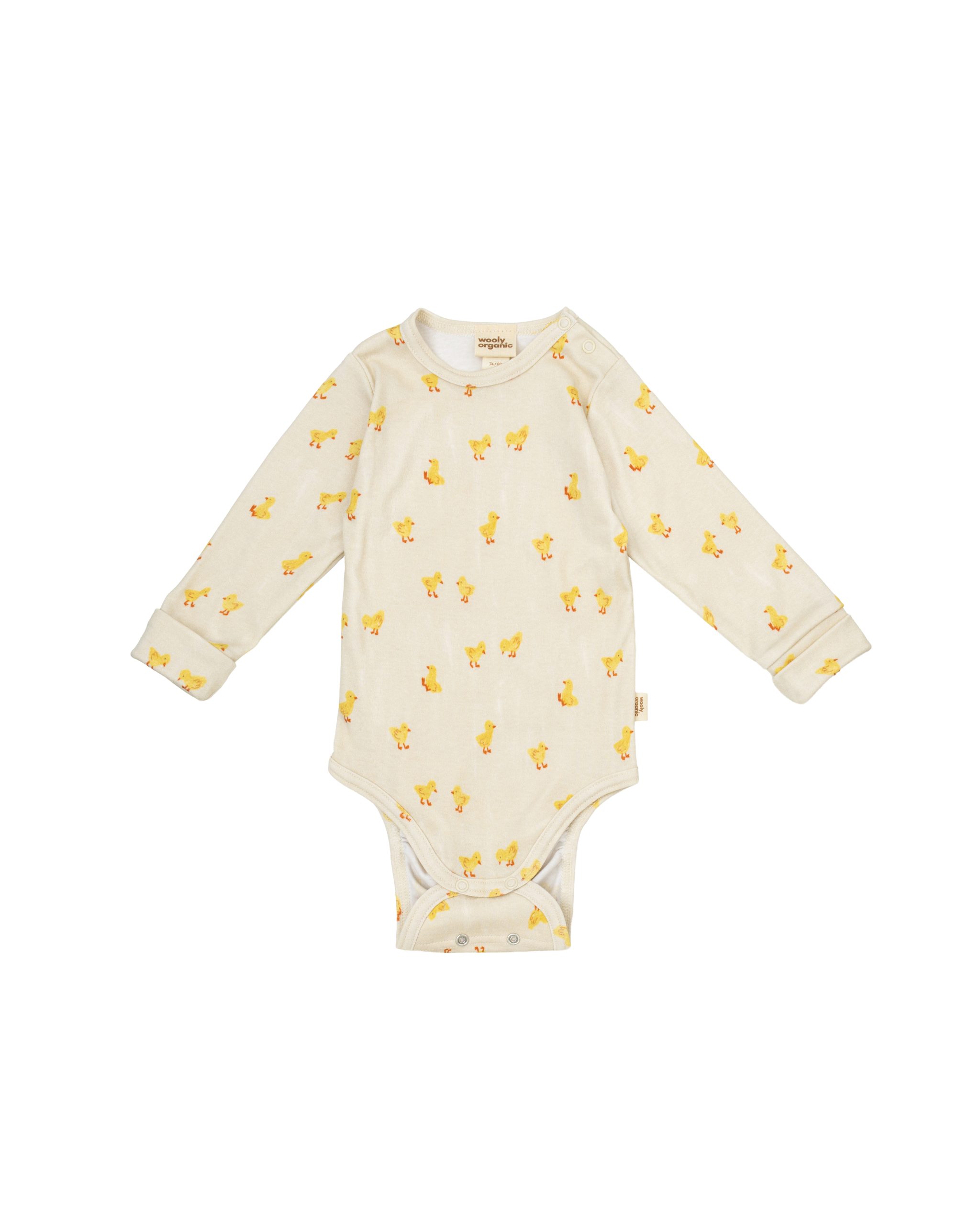 Woolly Organic Bodysuit SS27 body neonato cotone Follow the Chicks