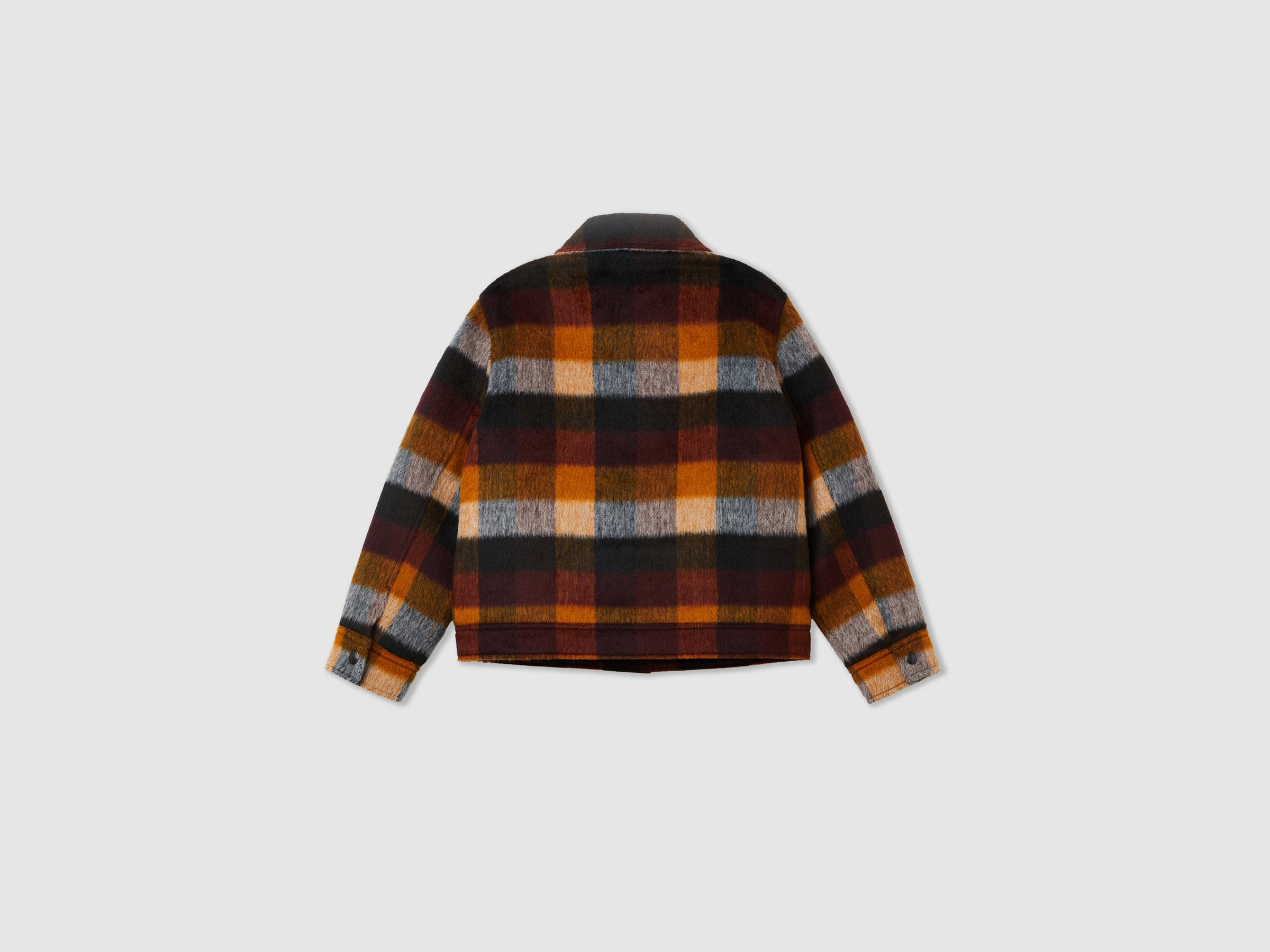 United Colors of Benetton Checked rider jacket giacca M quadri lana