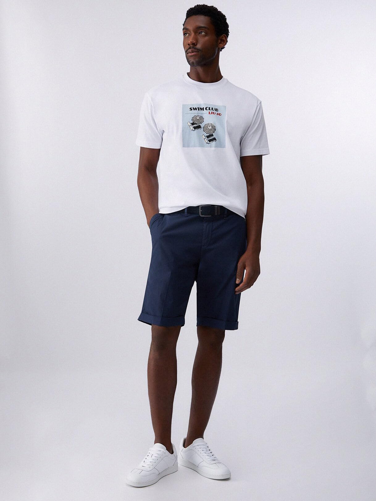 Liu Jo Bermuda Slim Fit in Tela di Cotone con Tasche