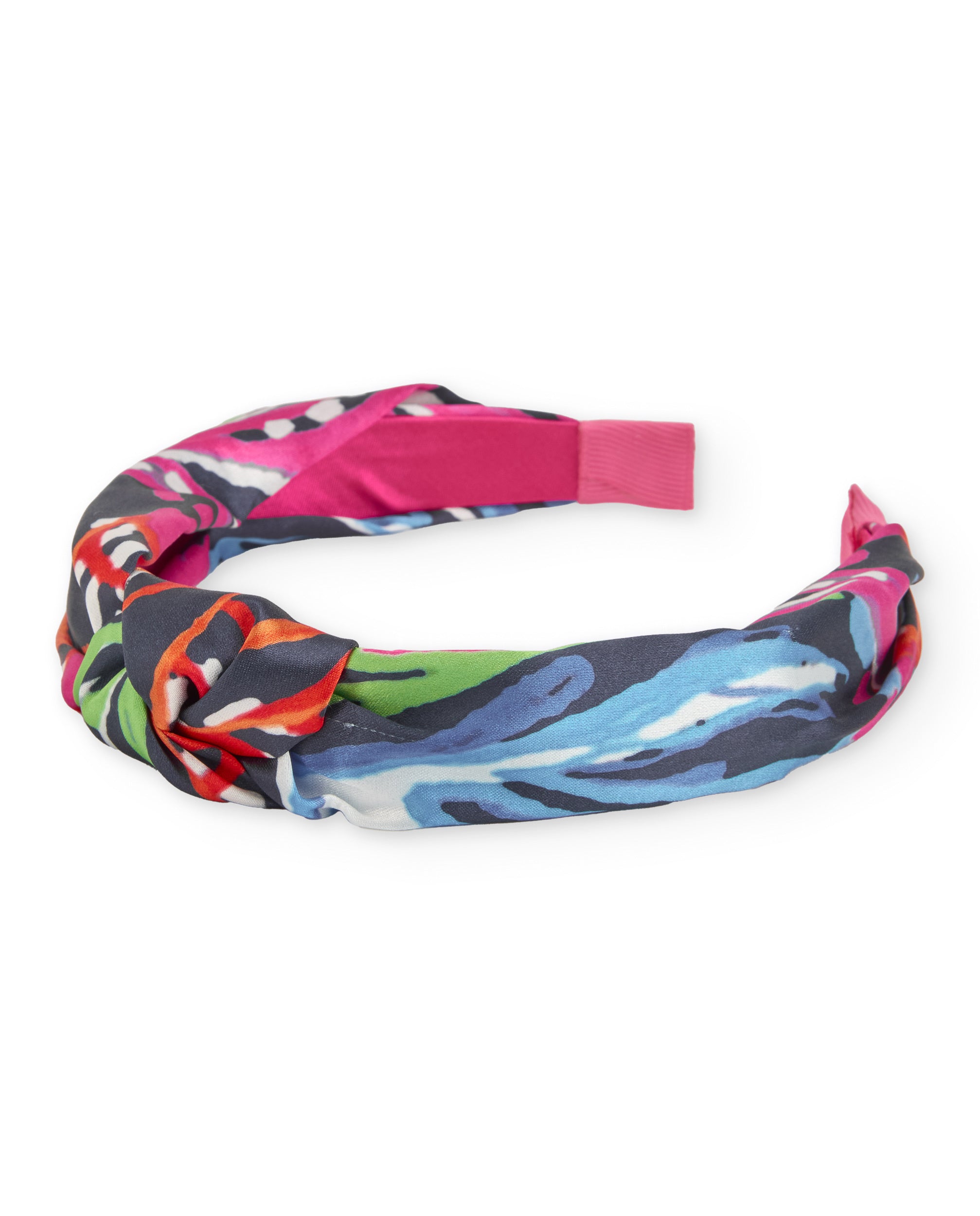 TucTuc Accessori Cerchietto Bimba Rosa Nodo Fiori