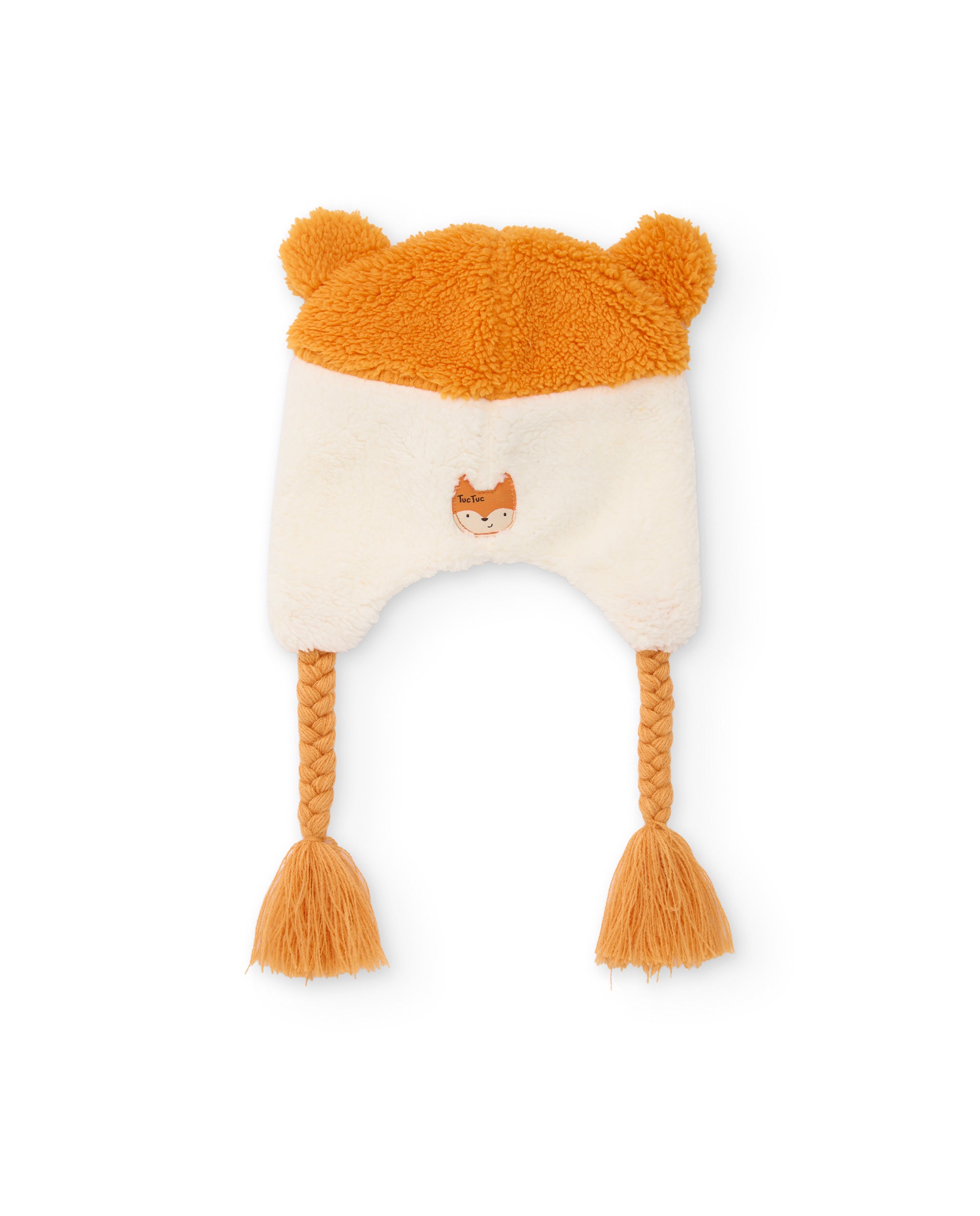 TucTuc Accessori cappellino neonato senape orecchie maglia