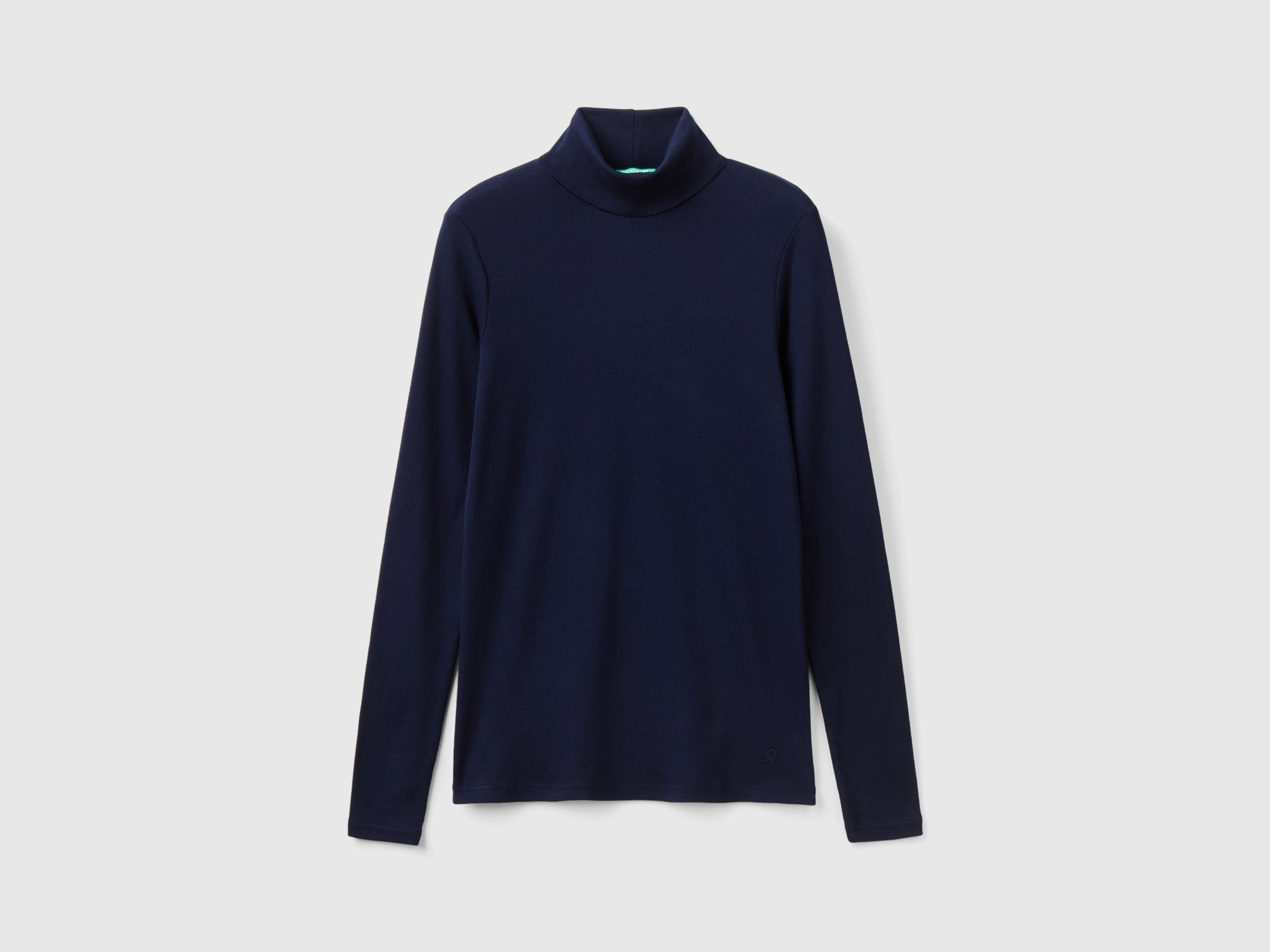 Benetton t-shirt manica lunga collo alto taglia S
