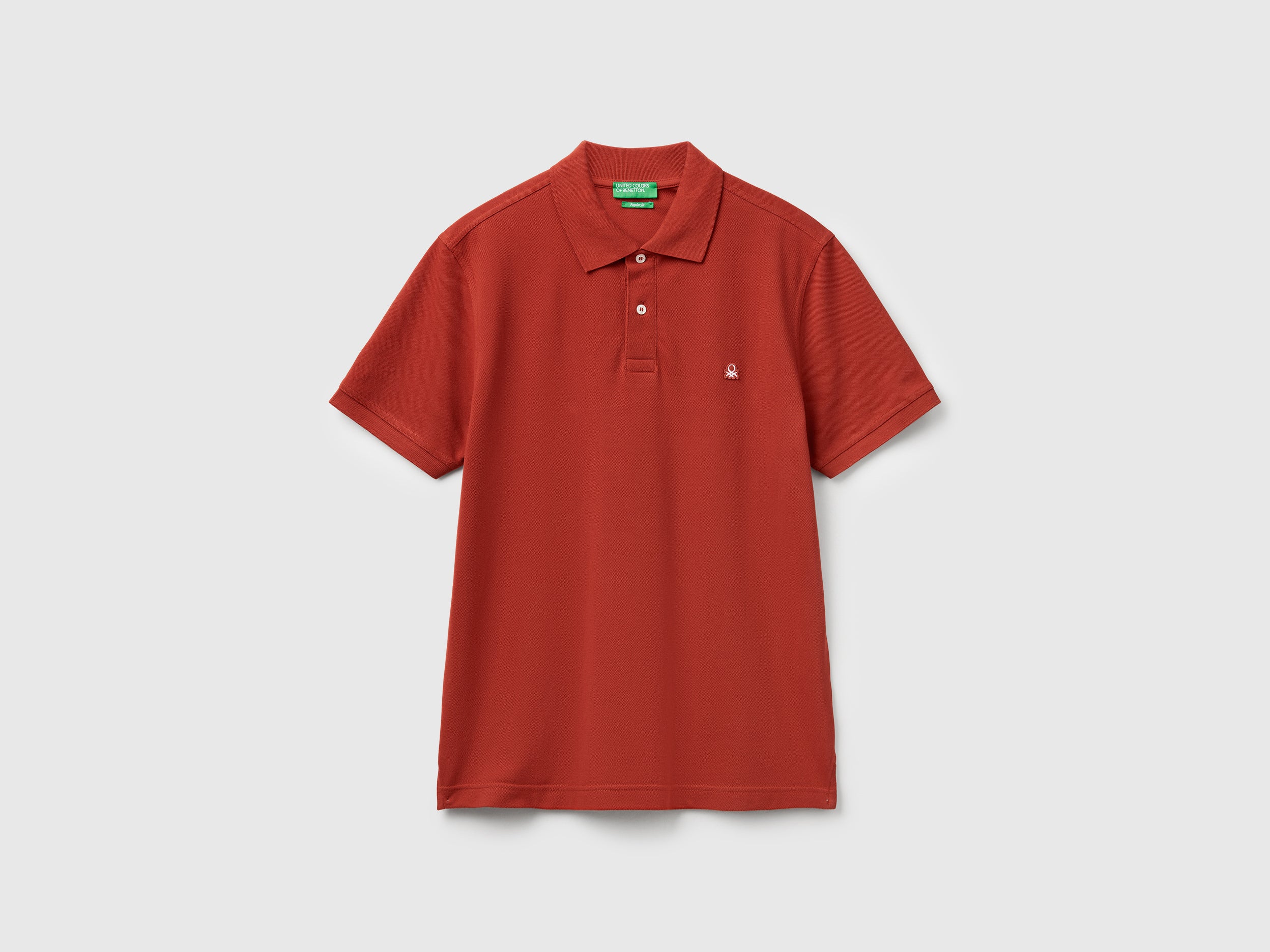 Benetton Polos Polo regular cotone bio taglia L