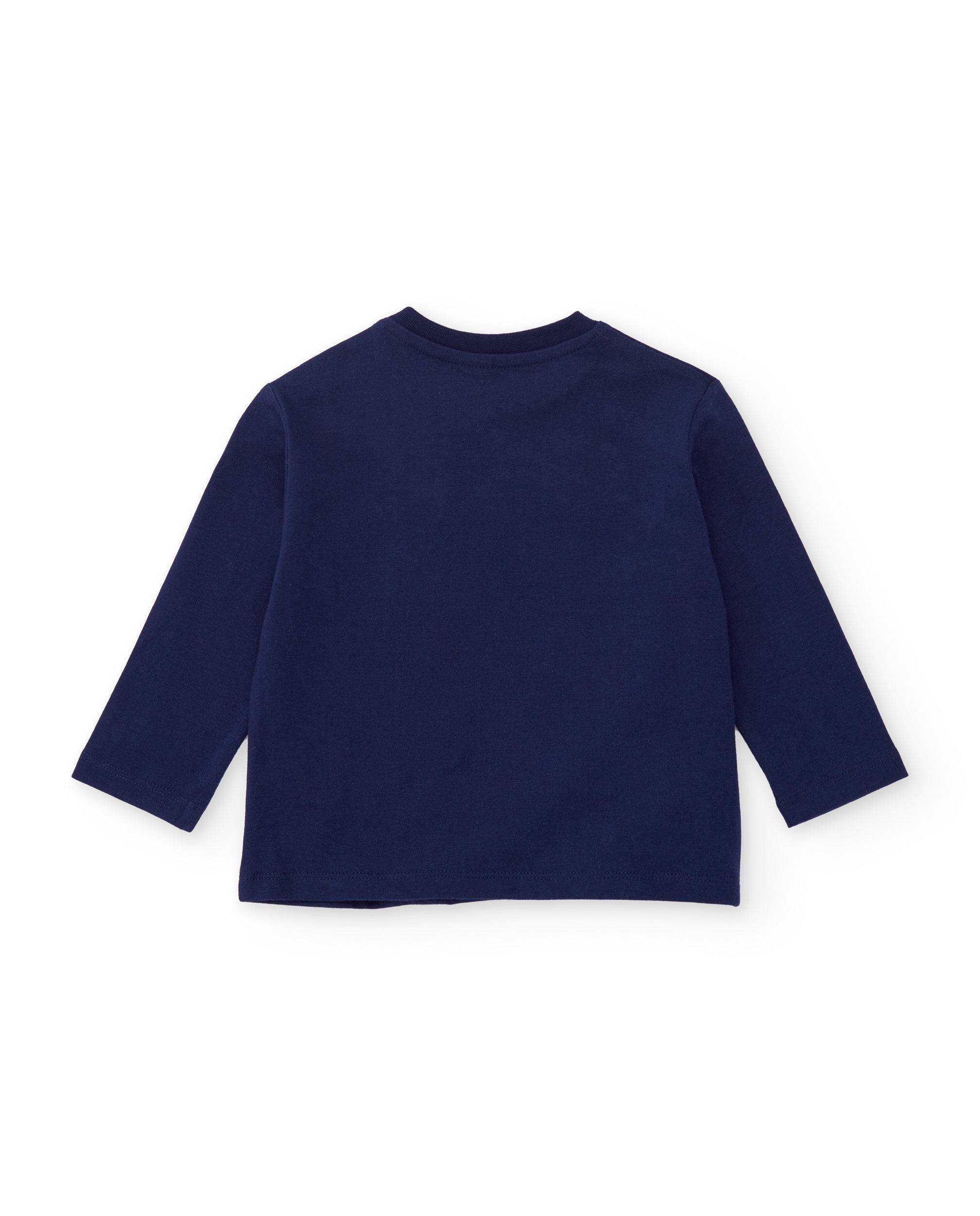 TucTuc Magliette maglia bambino navy stampa cotone